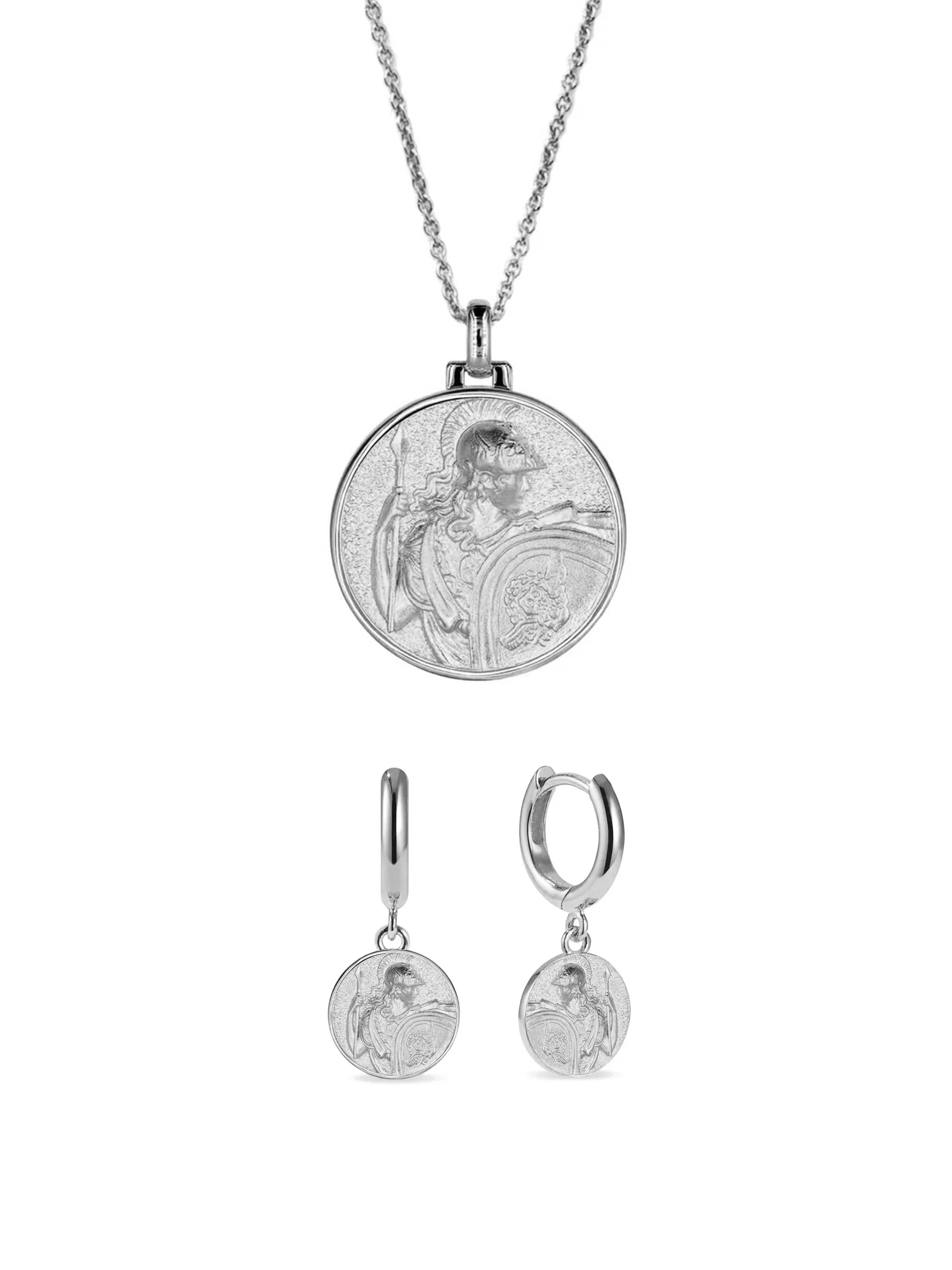 Athéna Goddess Duo Boucles – Argent