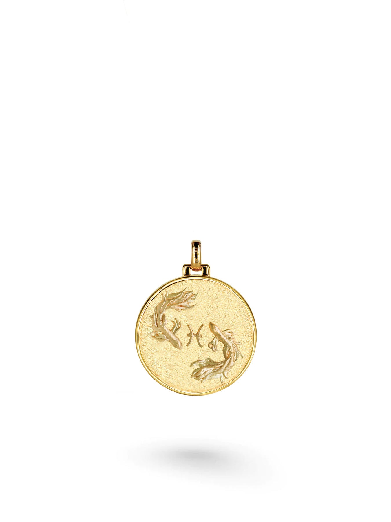 Pisces Medallion Vermeil