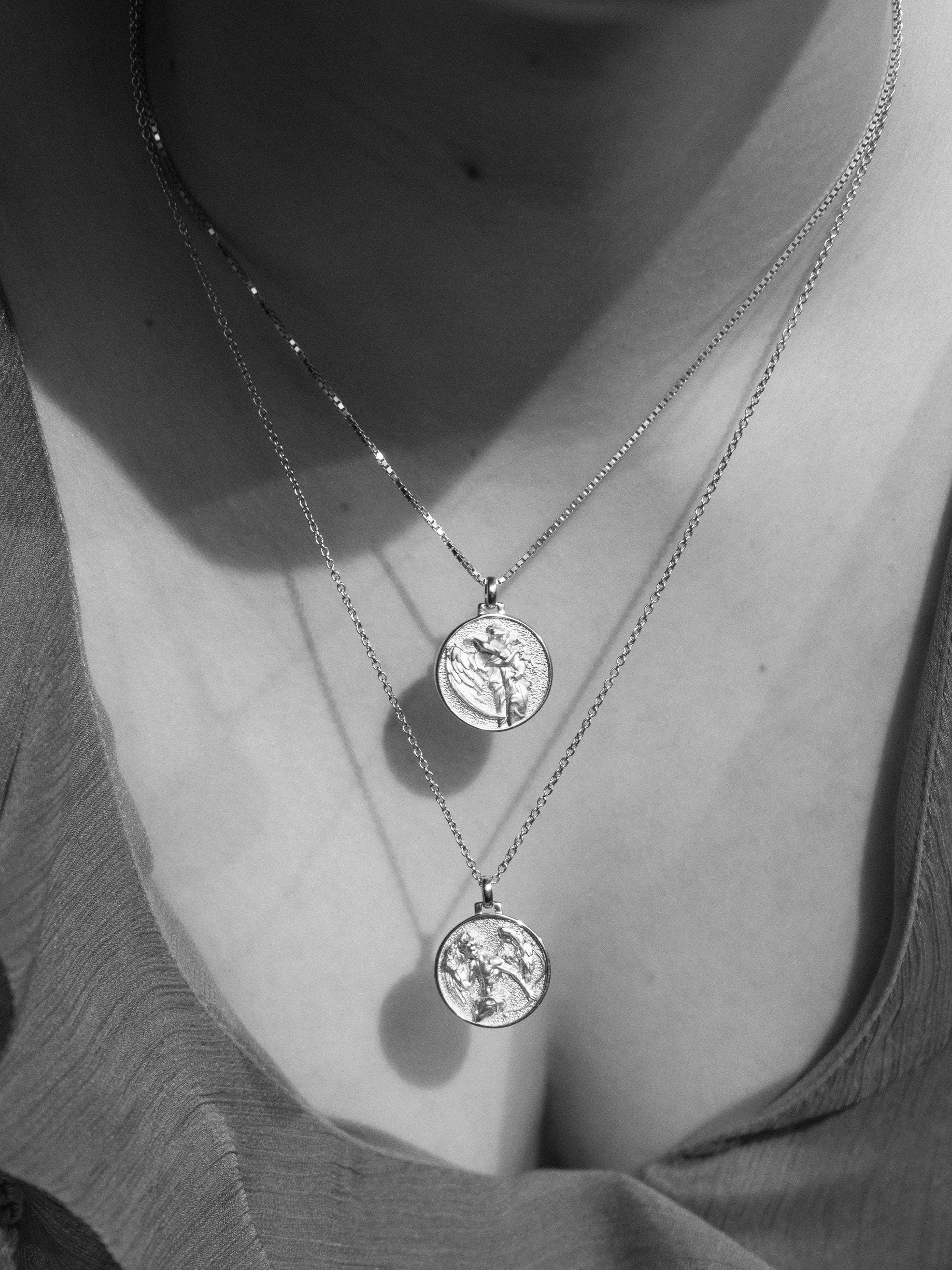 Collier Amour et Psyché Argent
