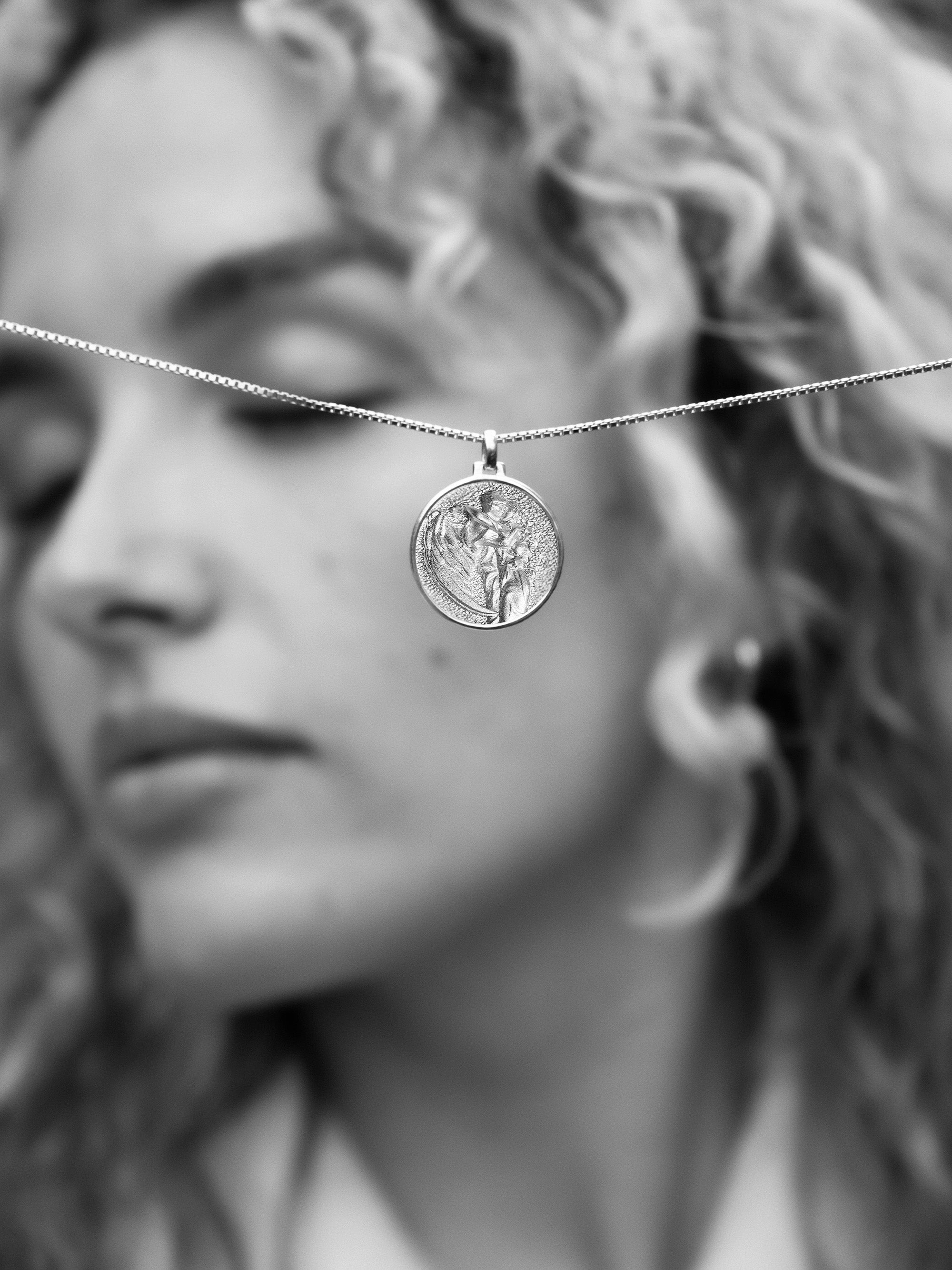 Collier Amour et Psyché Argent