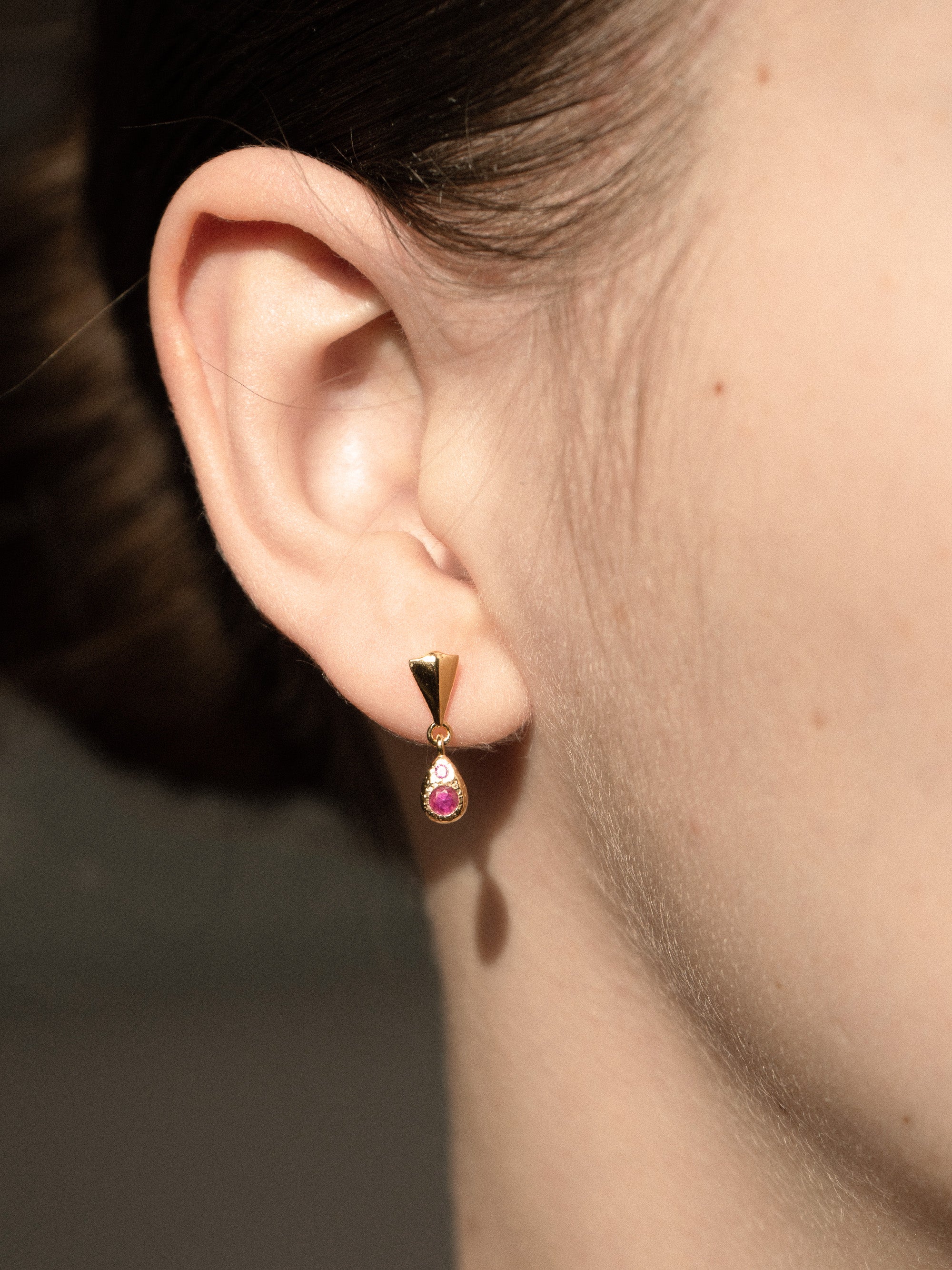 Clous d’Oreilles Flèche d’Éros Vermeil