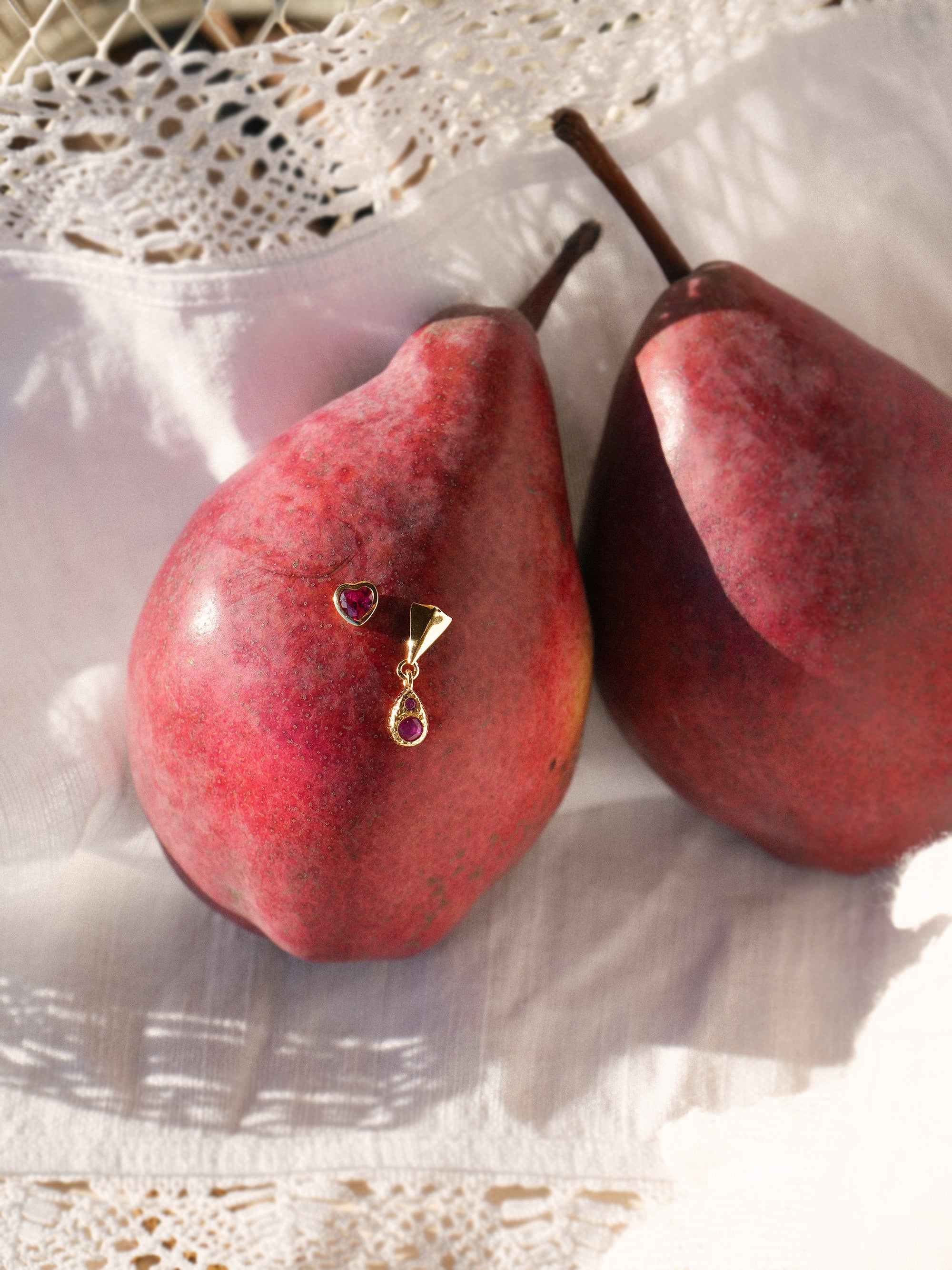 Clous d’Oreilles Cœur d’Amour Vermeil