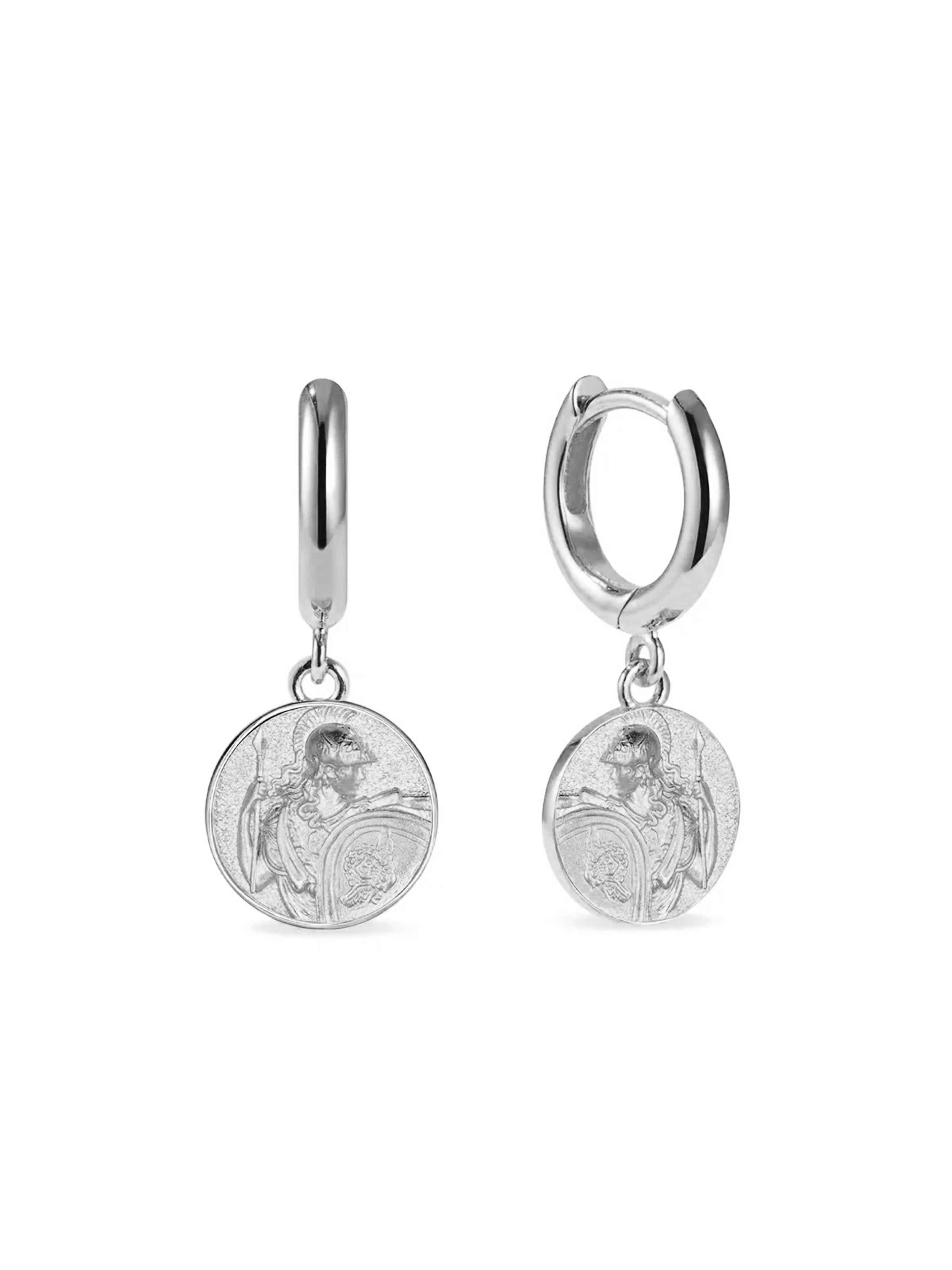 Boucles Athéna Argent