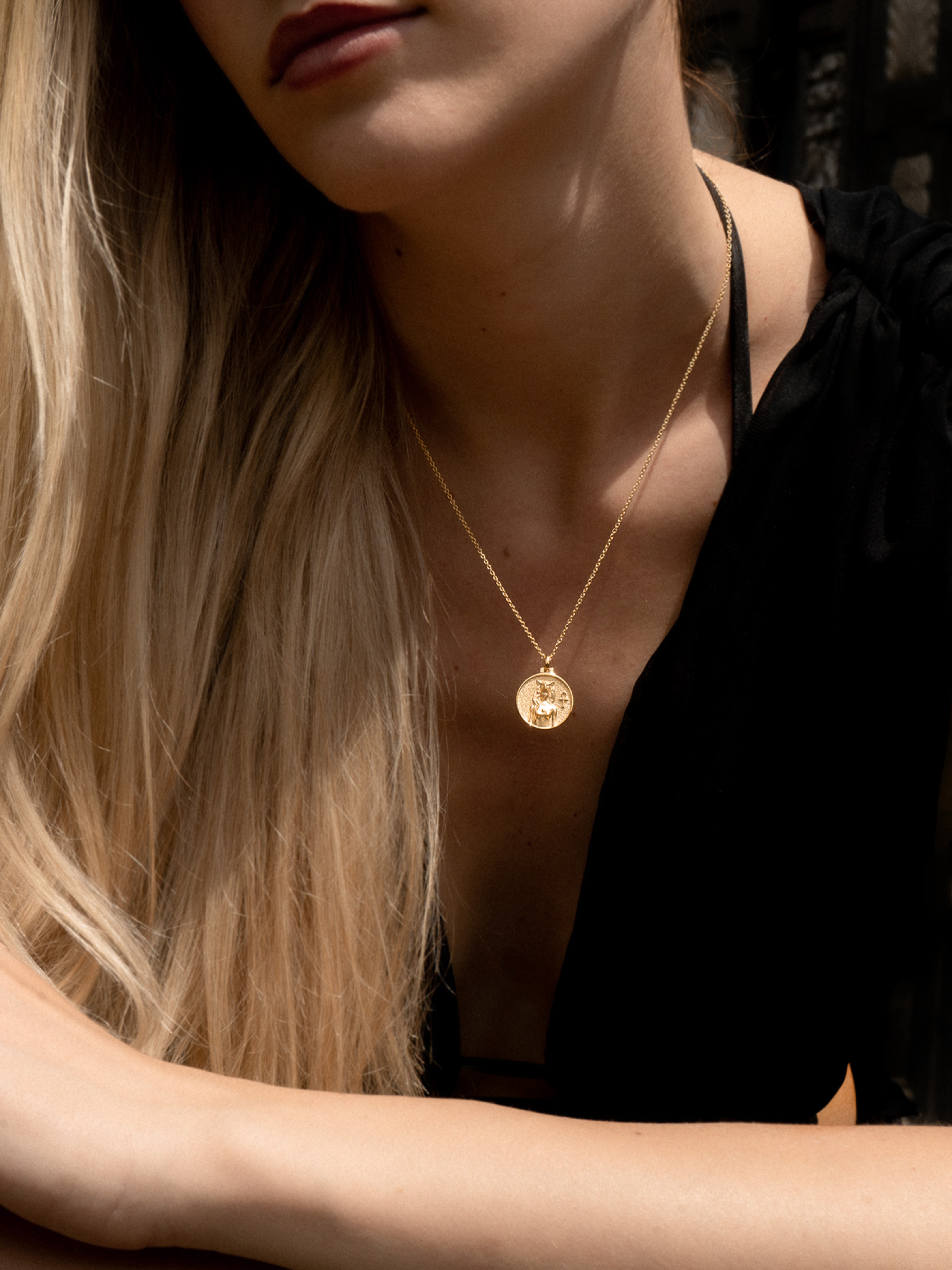 Bastet Halskette Vermeil