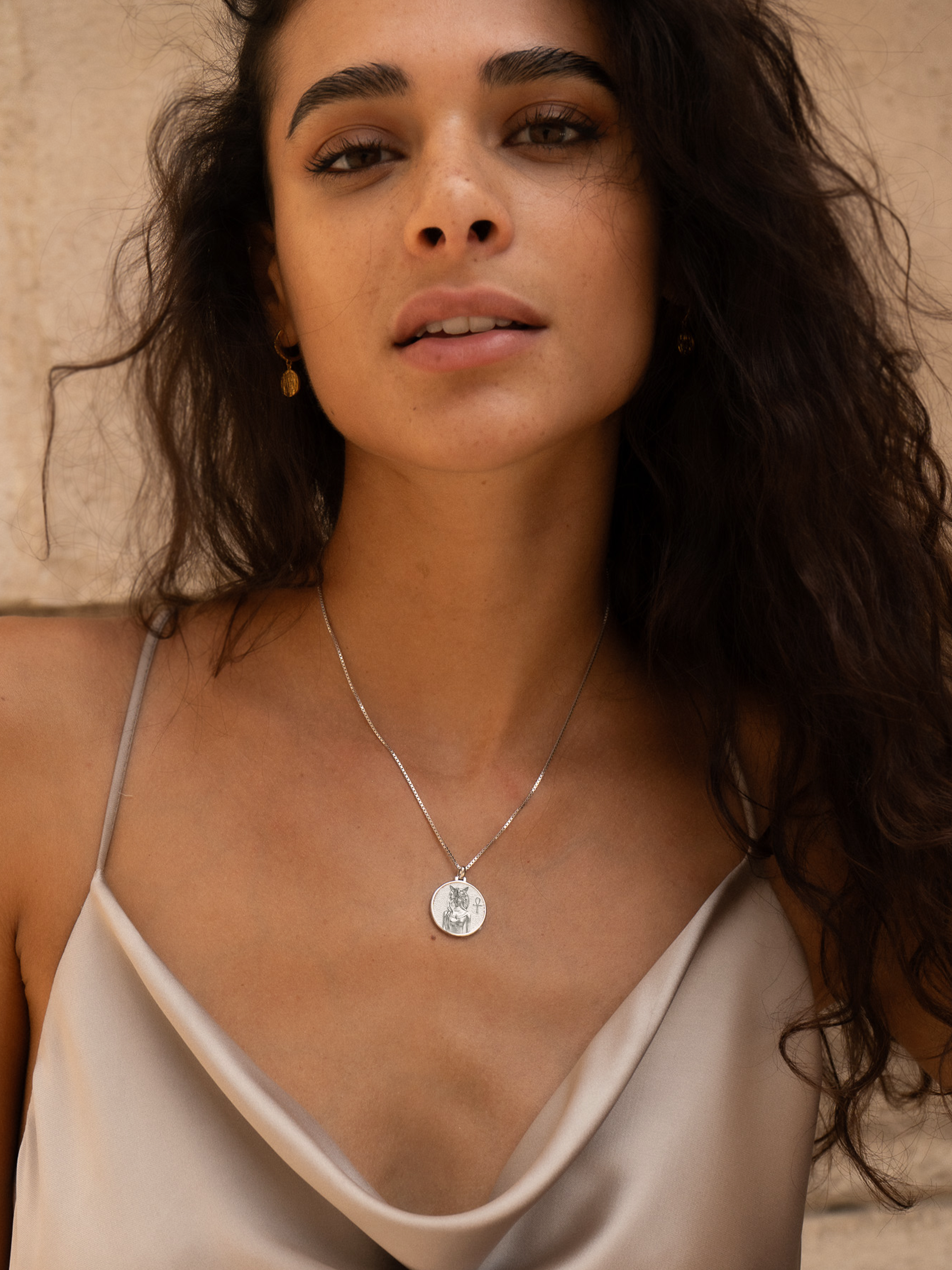 Bastet Necklace Silver