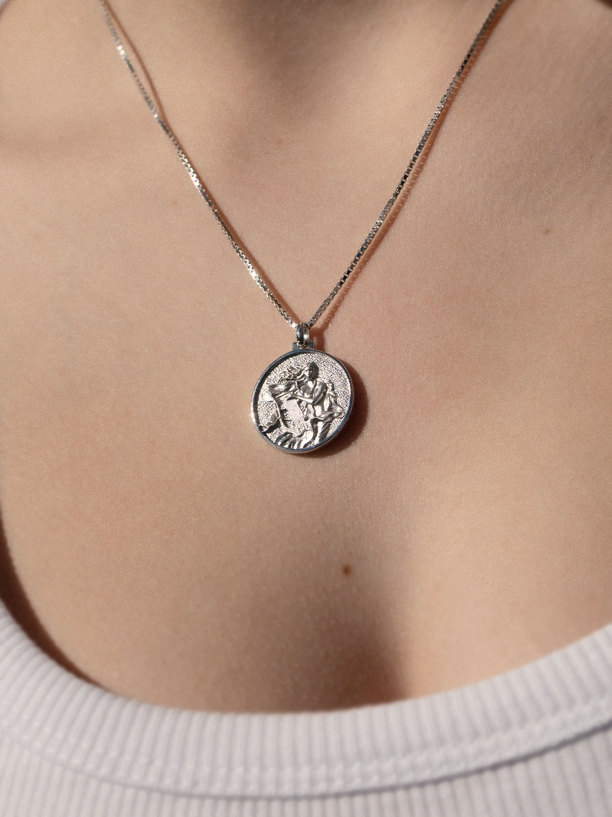 Erato Necklace Silver