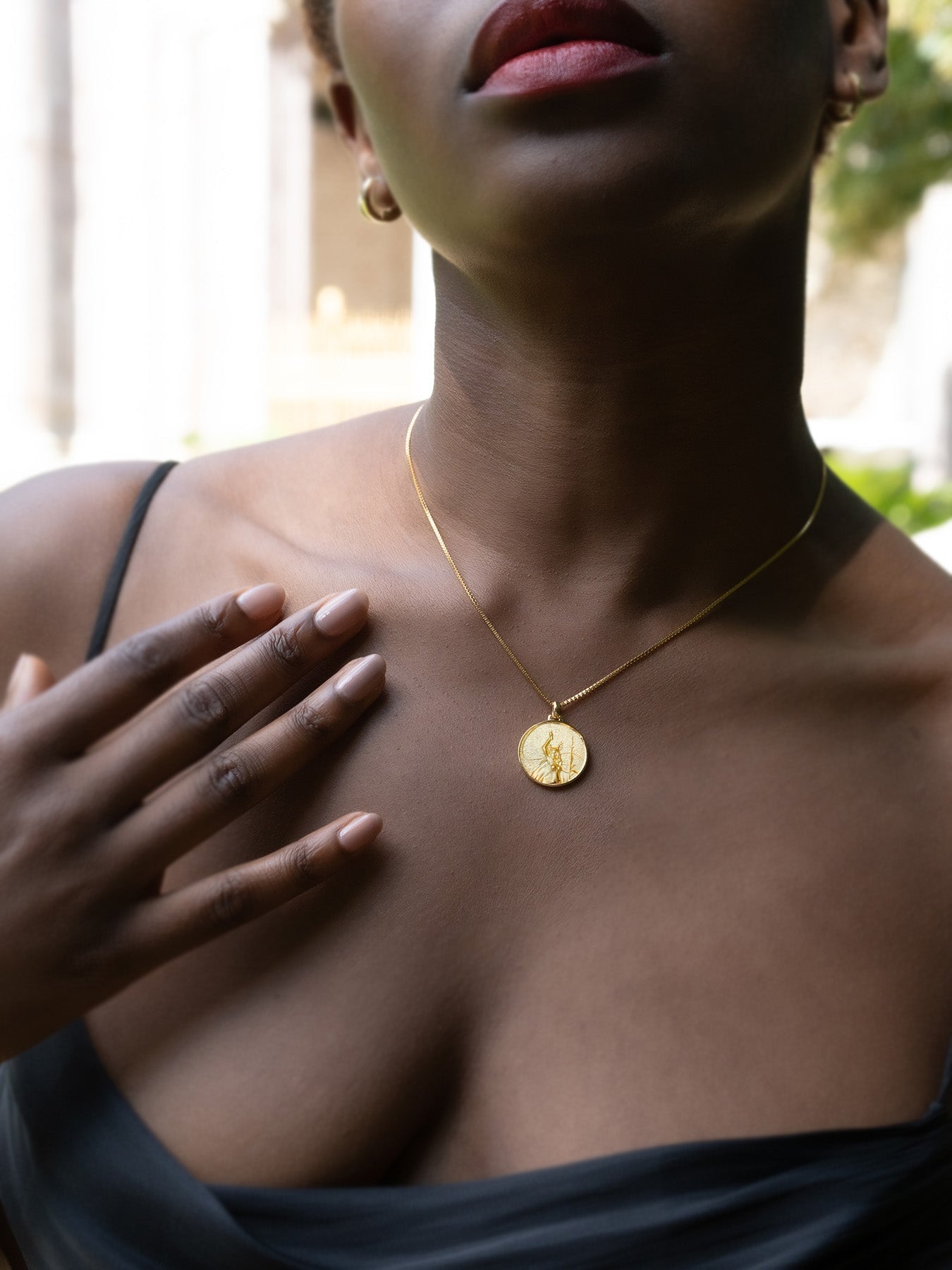Freya - Necklace - Solid - Gold