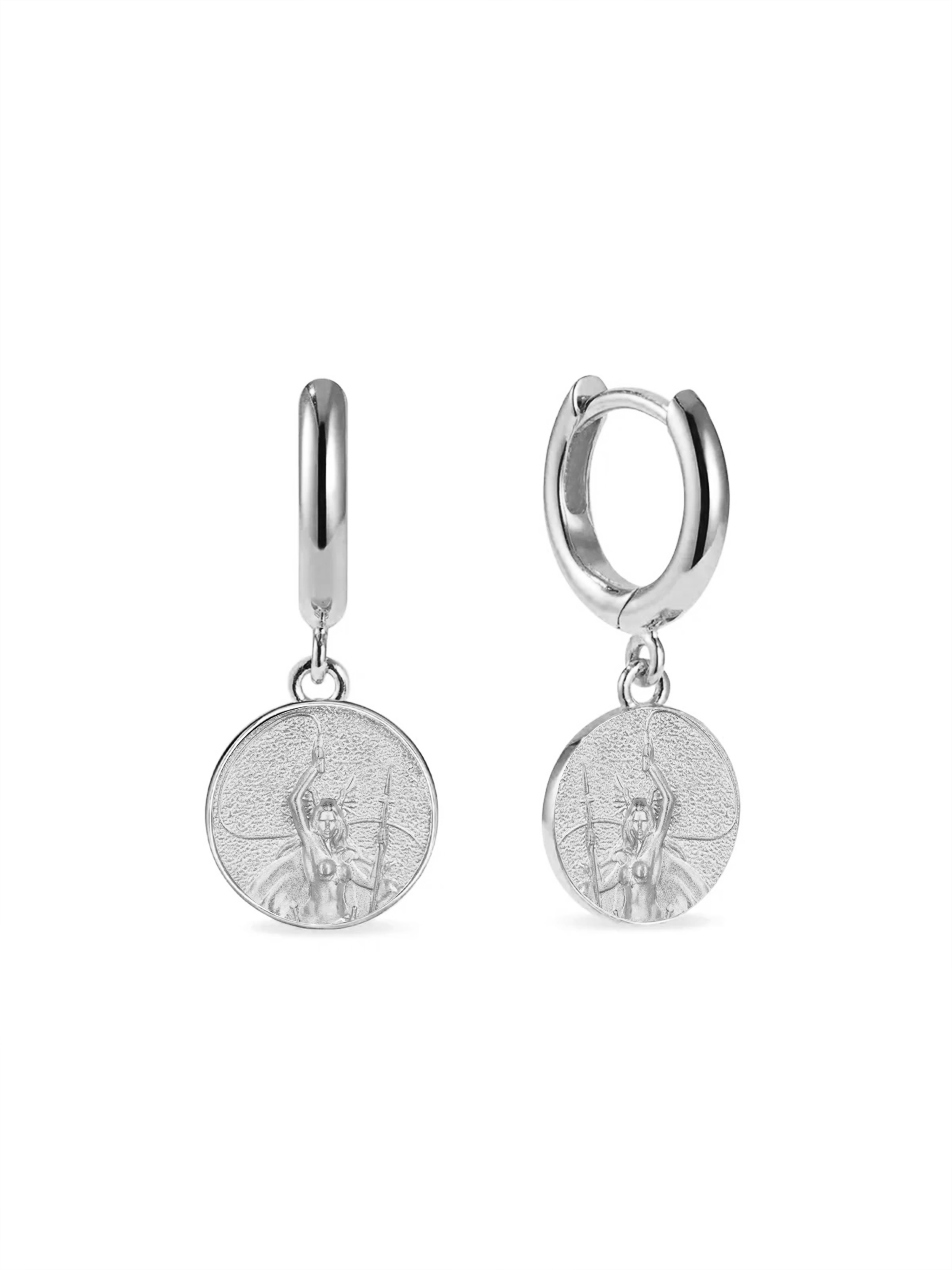 Freya Earrings Silver