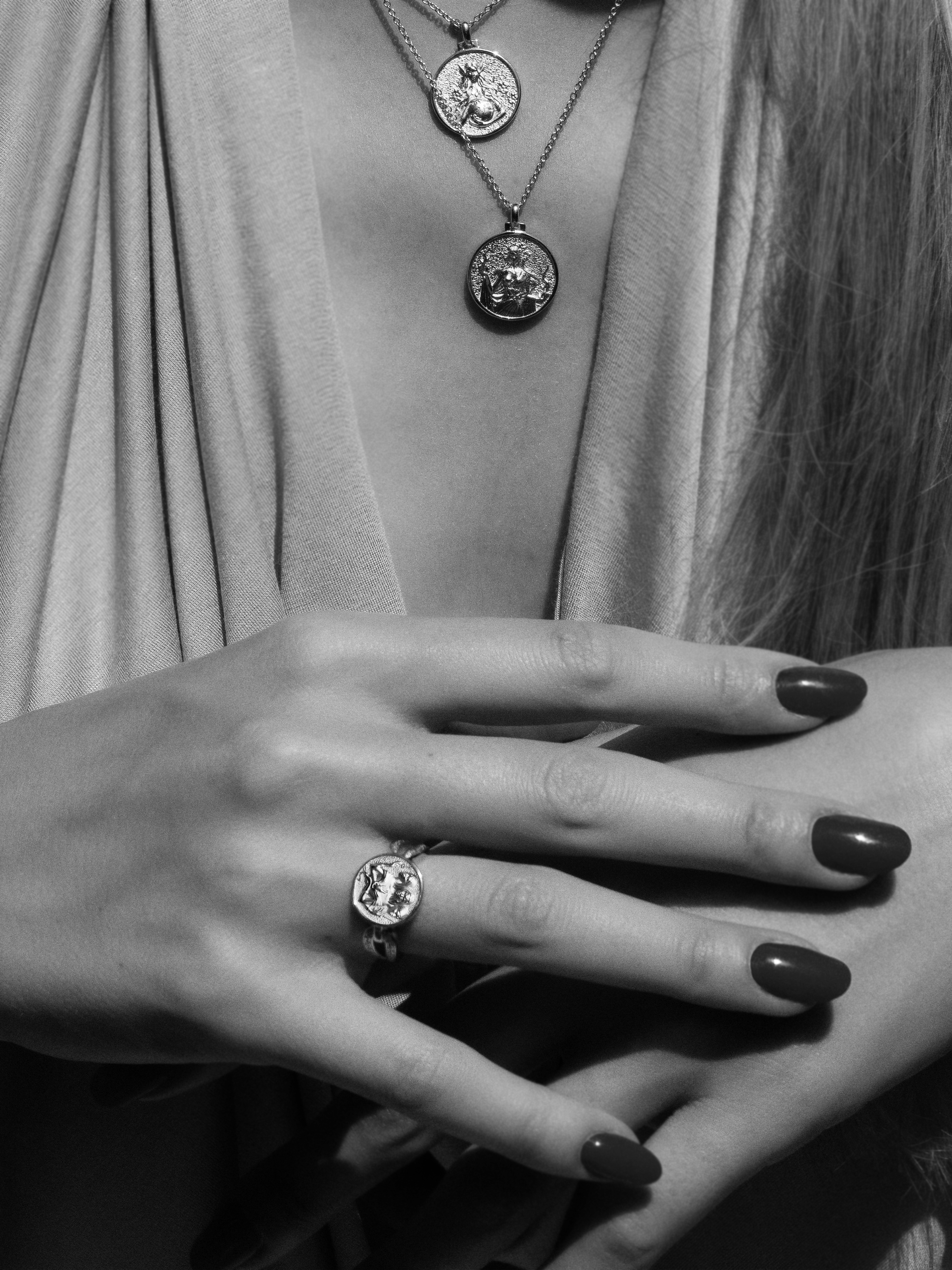 Bague Hécate en argent