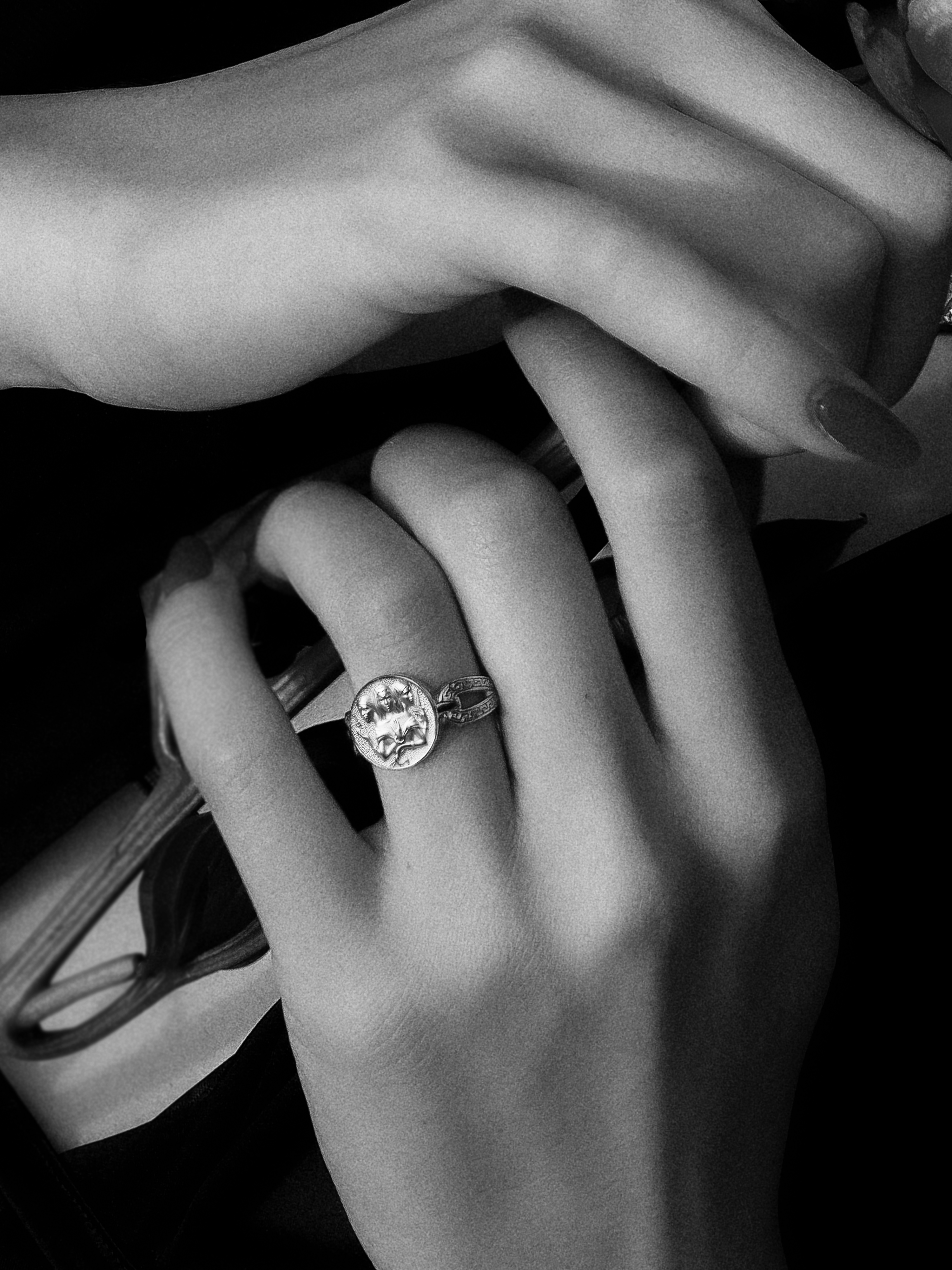 Bague Hécate en argent