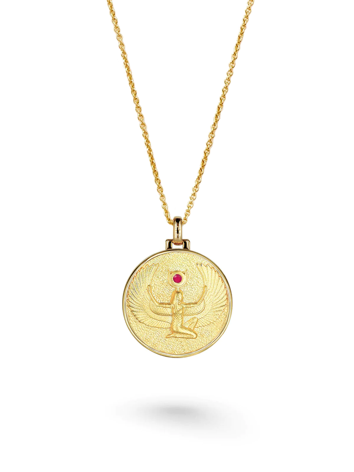 Isis Ruby - Necklace - Solid - Gold