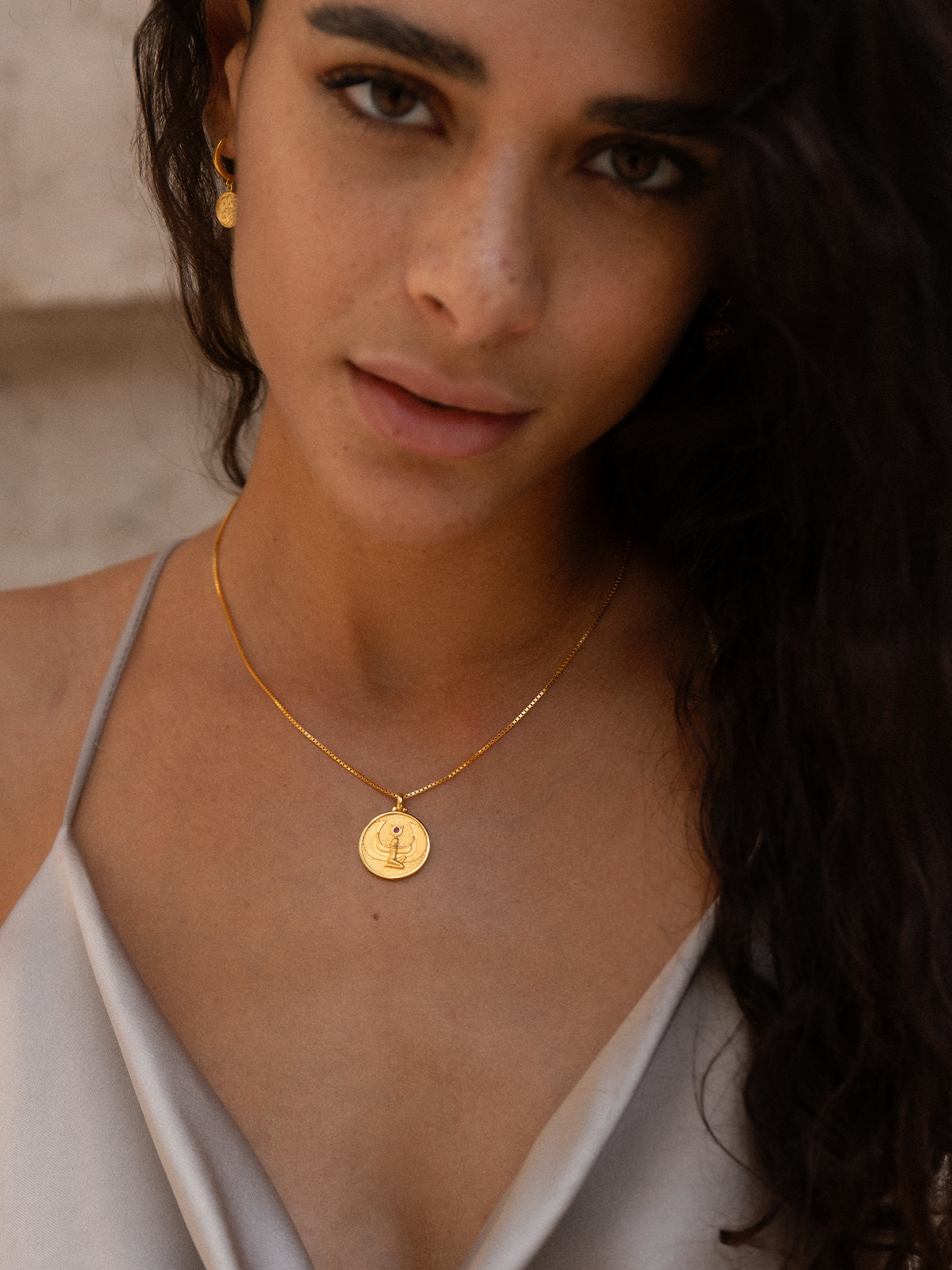 Isis Ruby - Collier - Vermeil