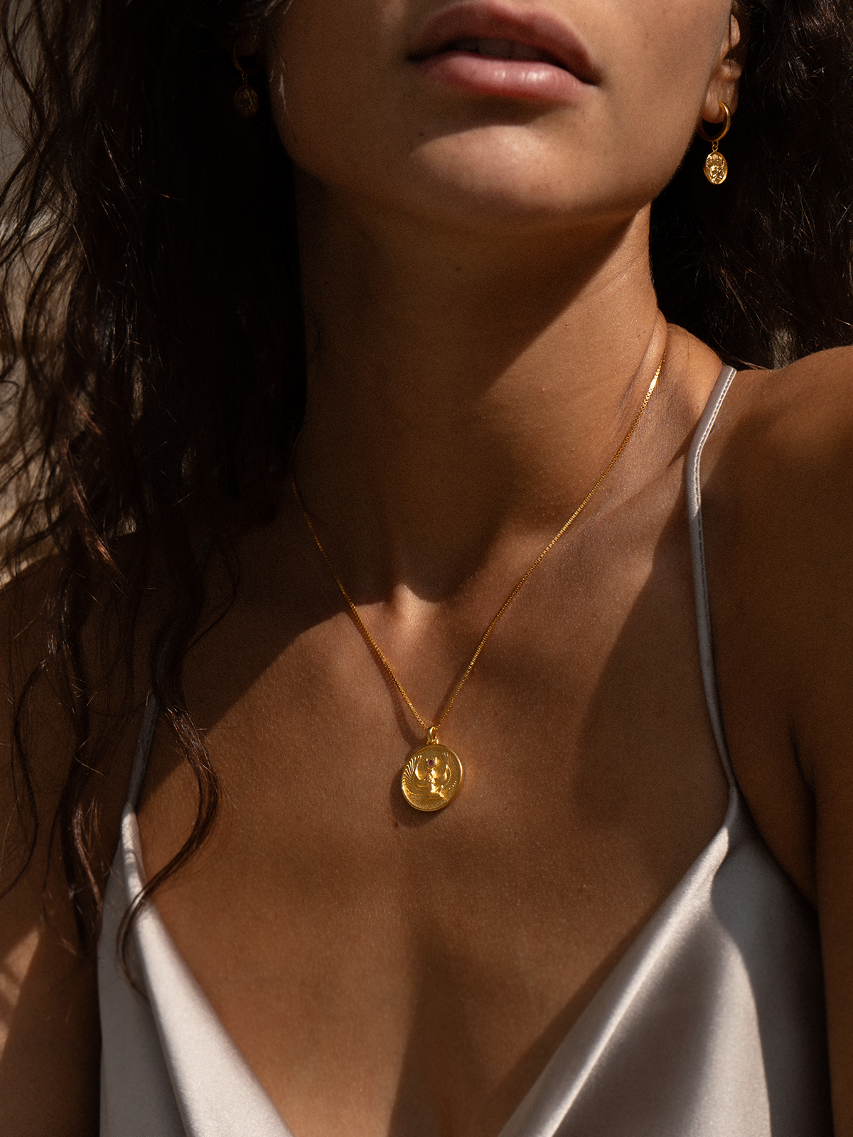 Isis Ruby - Collier - Vermeil