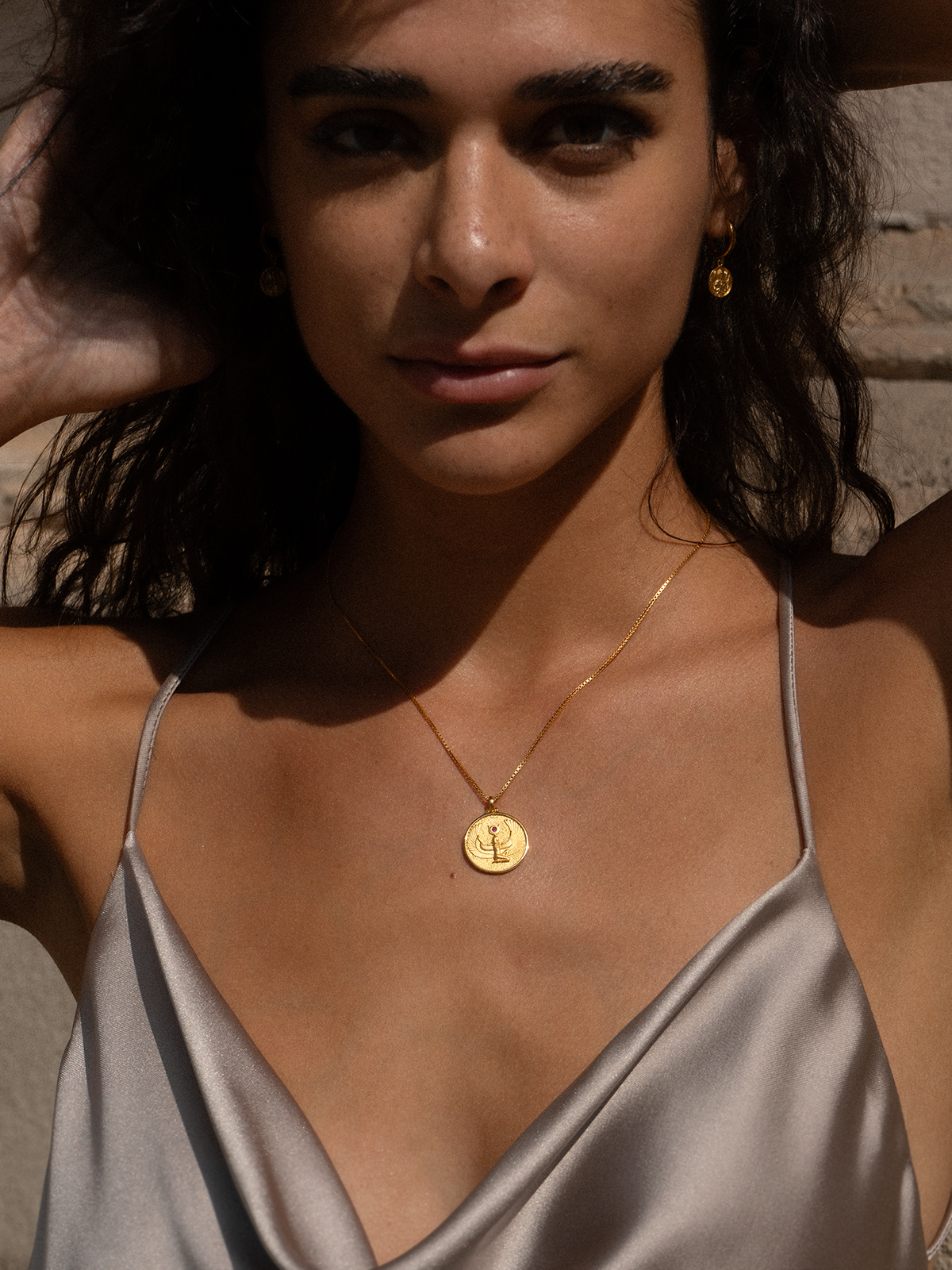 Isis Ruby - Collier - Vermeil