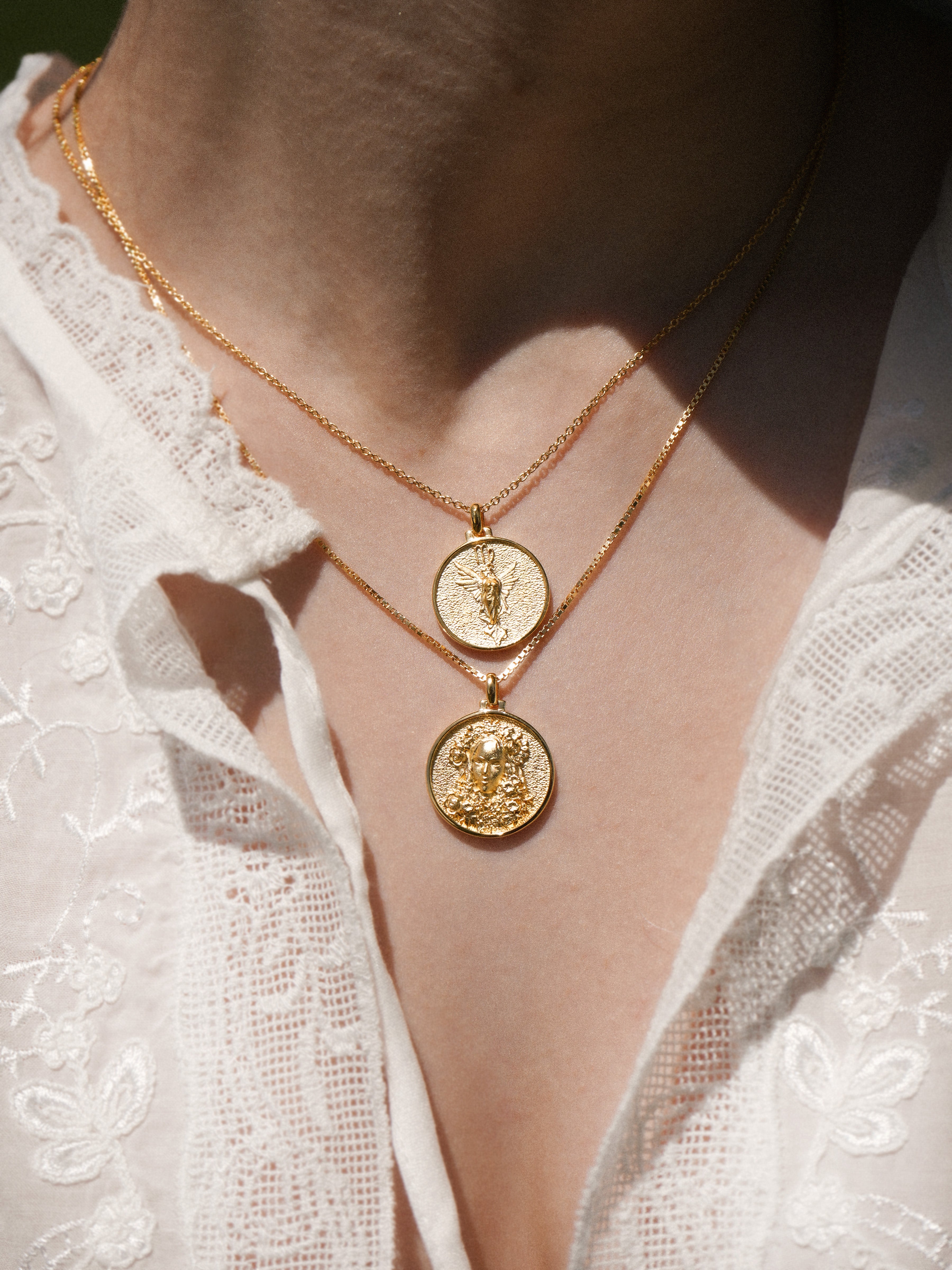 Jungfrau - Halskette - Vermeil