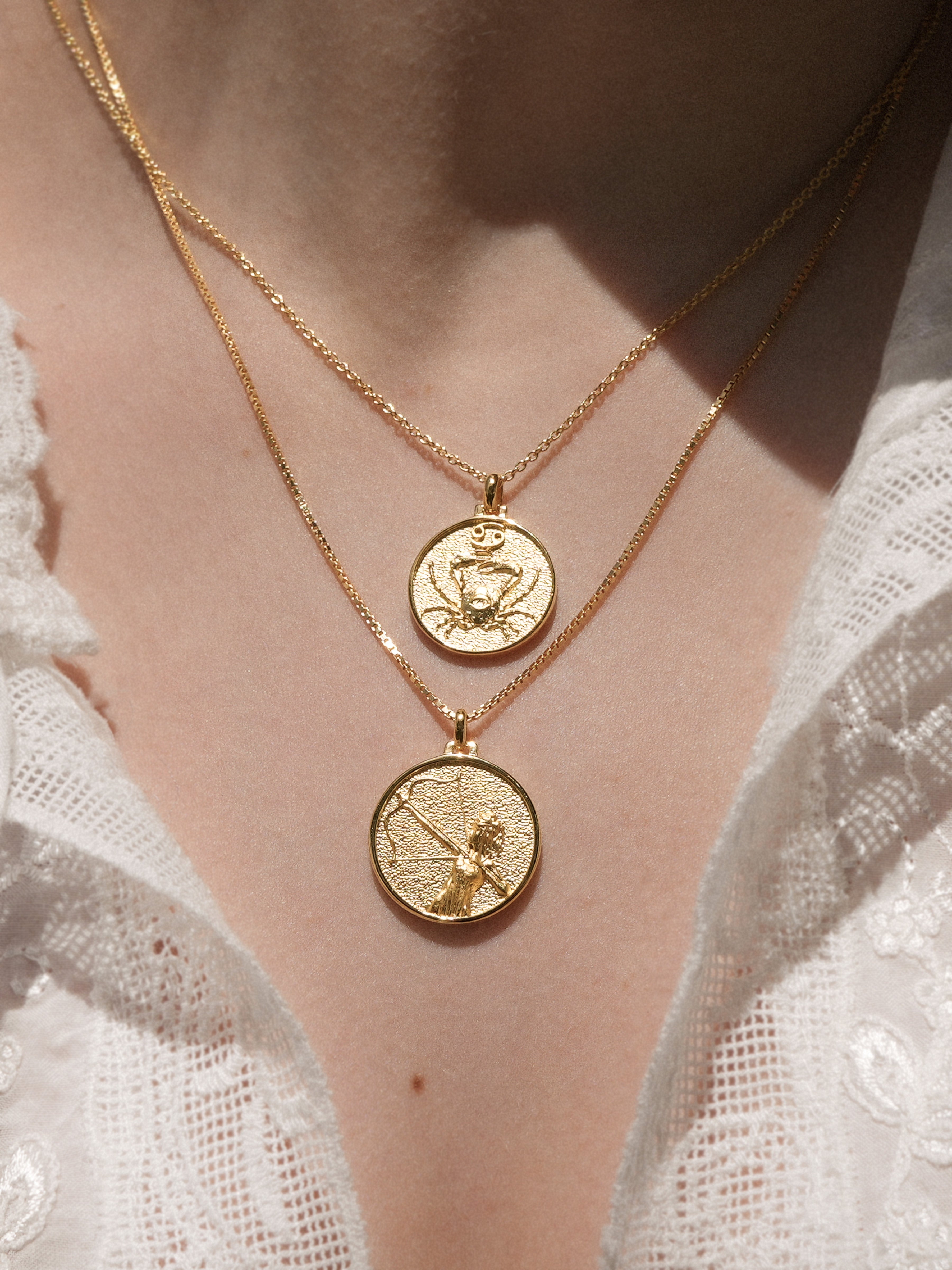 Cancer - Collar - Vermeil