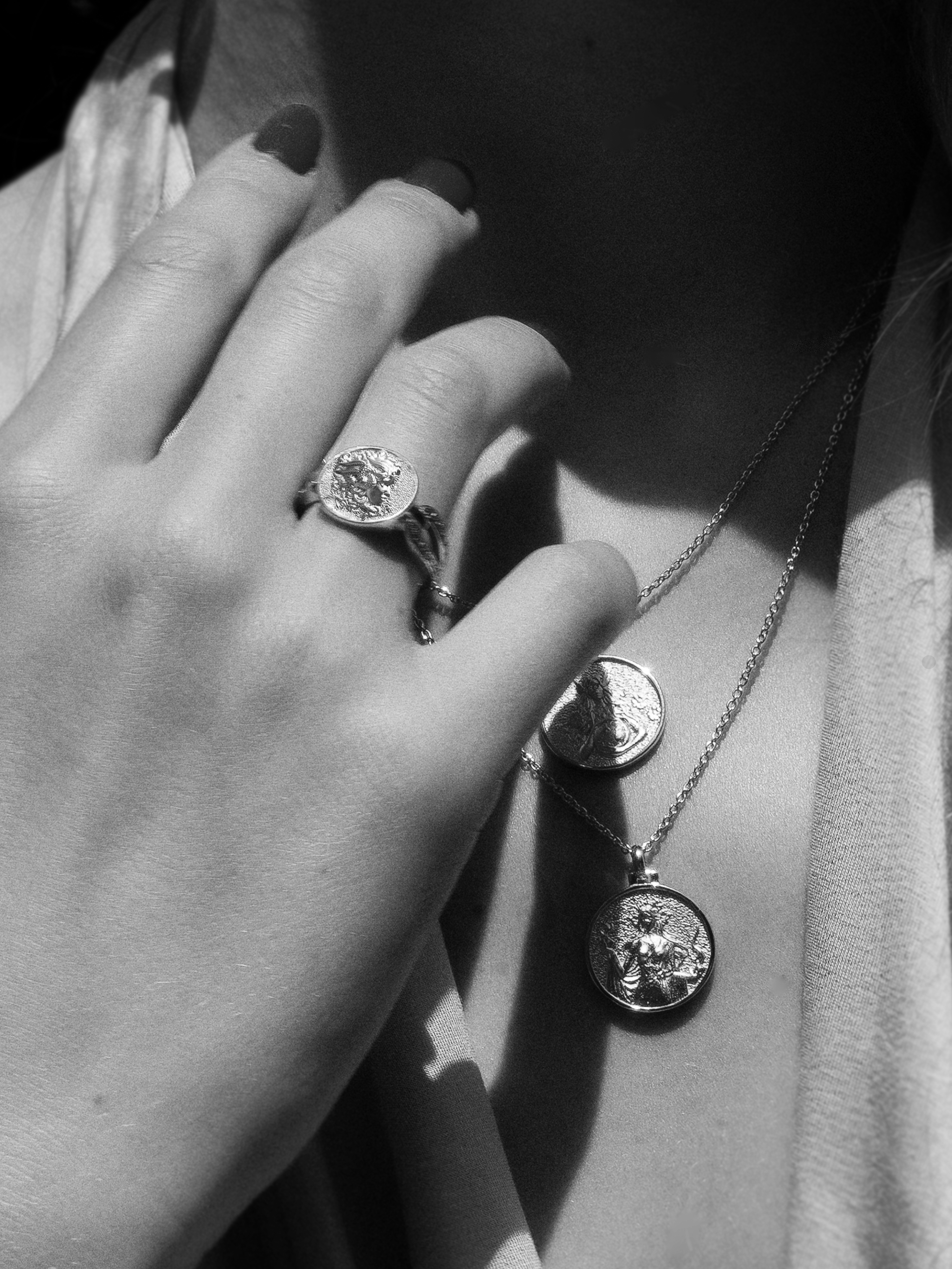 Medusa Ring Silber