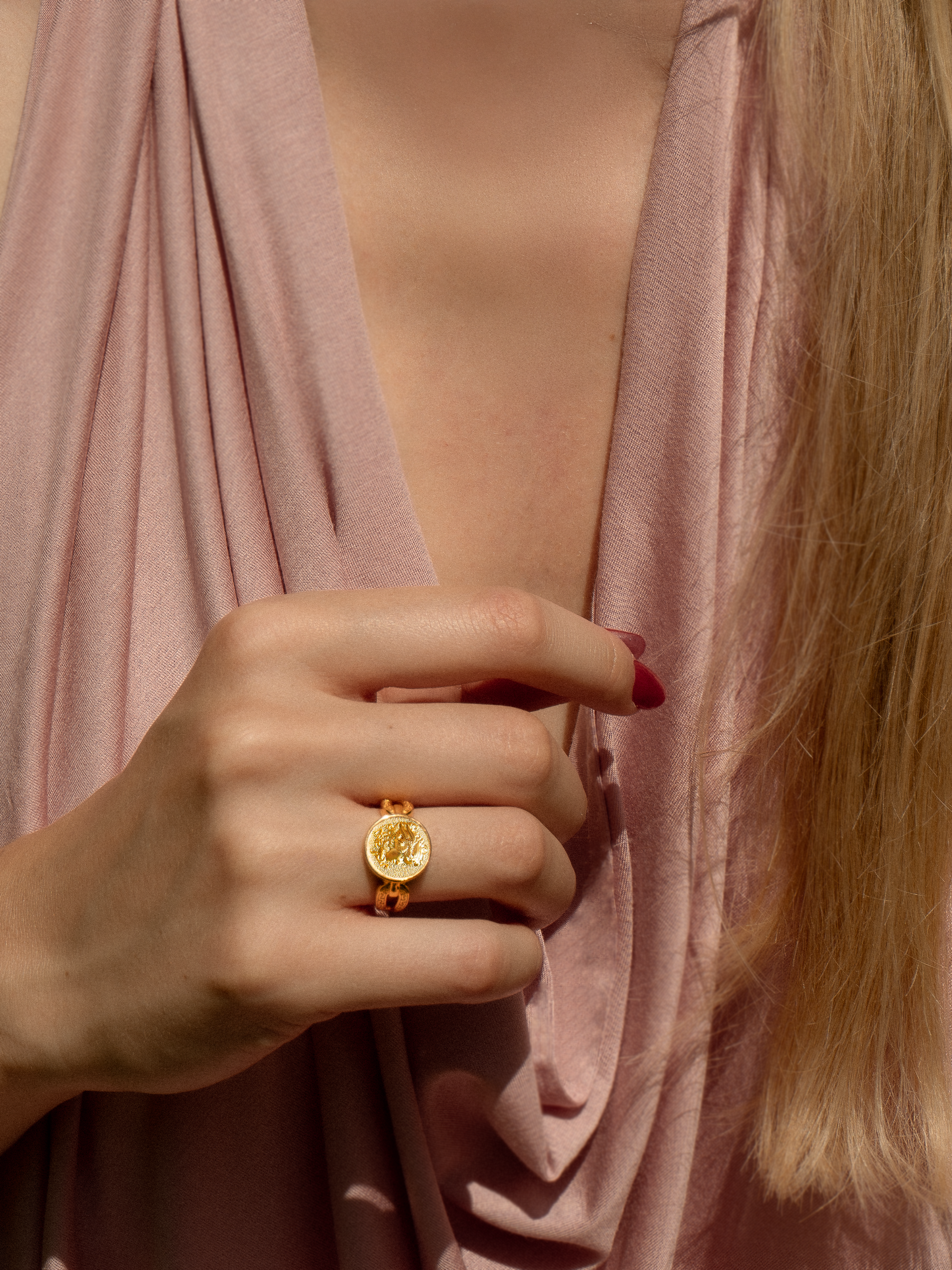 Medusa Ring Vermeil