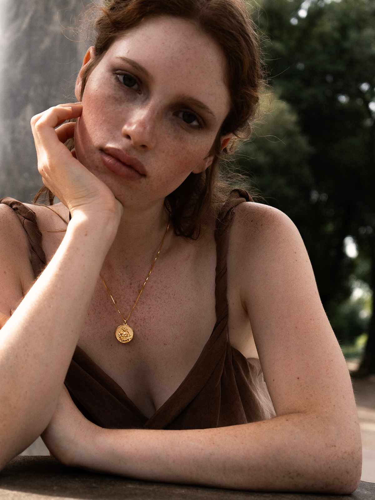 Persephone - Halskette - Solid - Gold