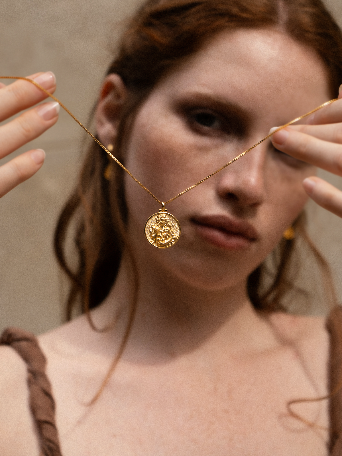Persephone - Halskette - Solid - Gold