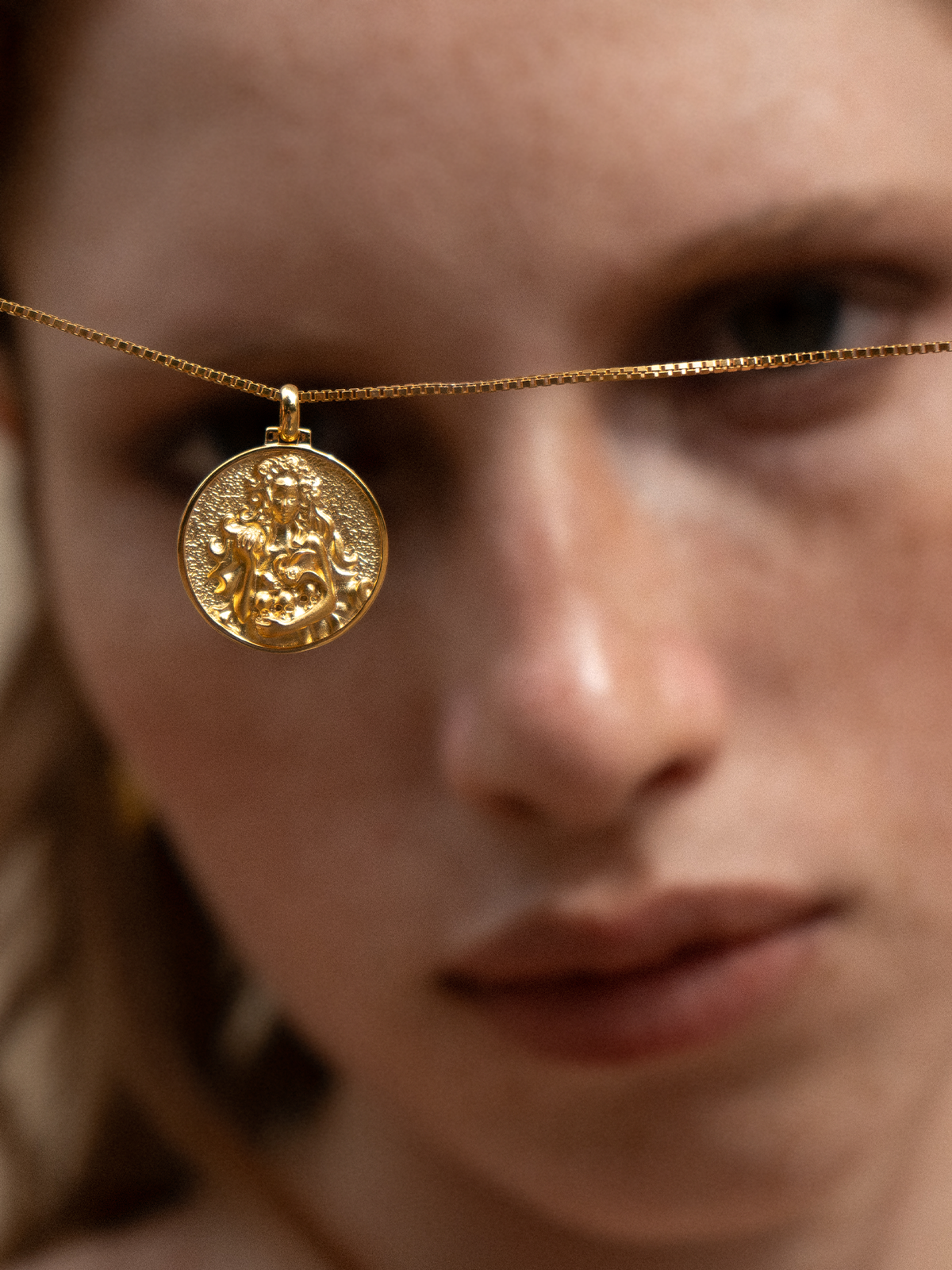Persephone - Halskette - Solid - Gold