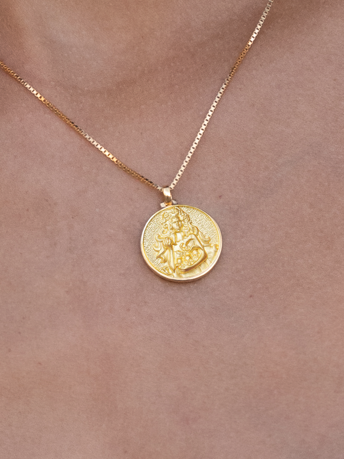 Persephone - Halskette - Solid - Gold