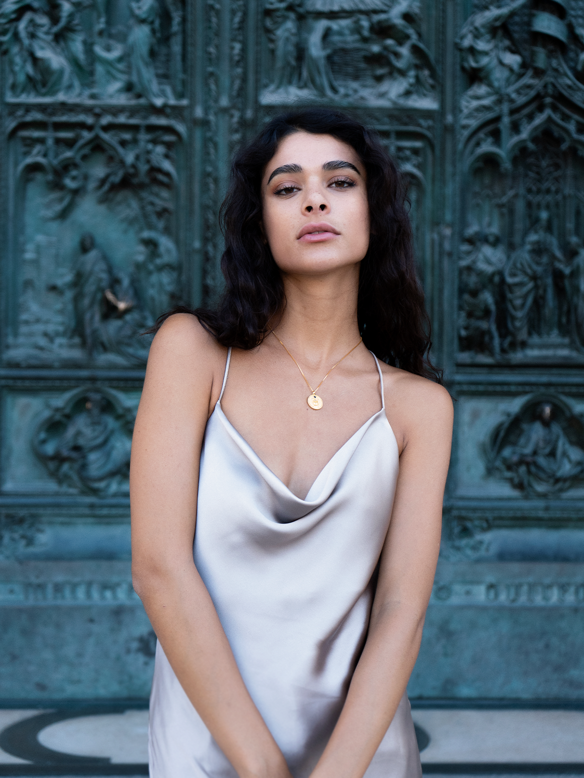 Skarabäus - Halskette - Vermeil