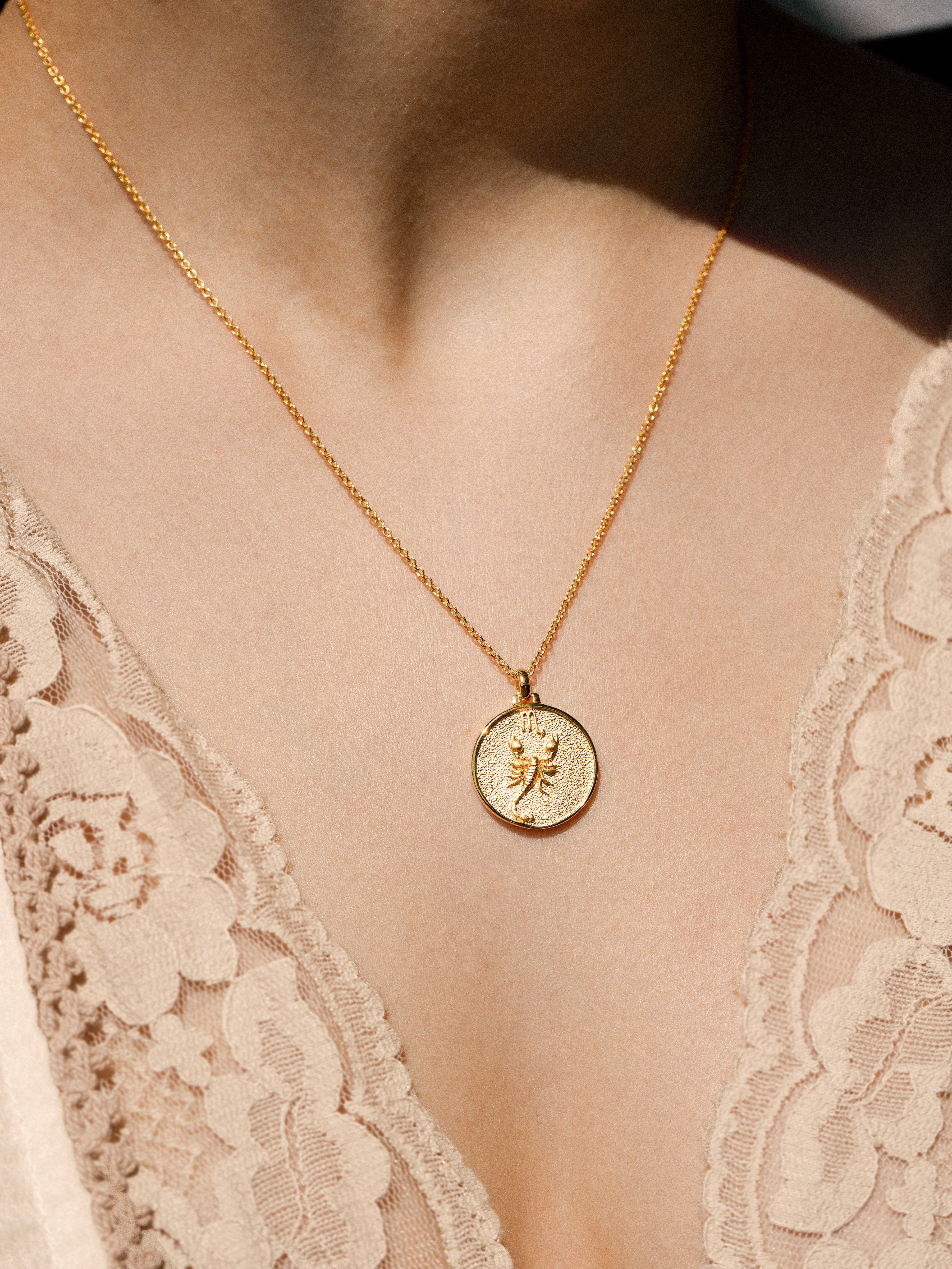 Scorpio - Necklace - Vermeil