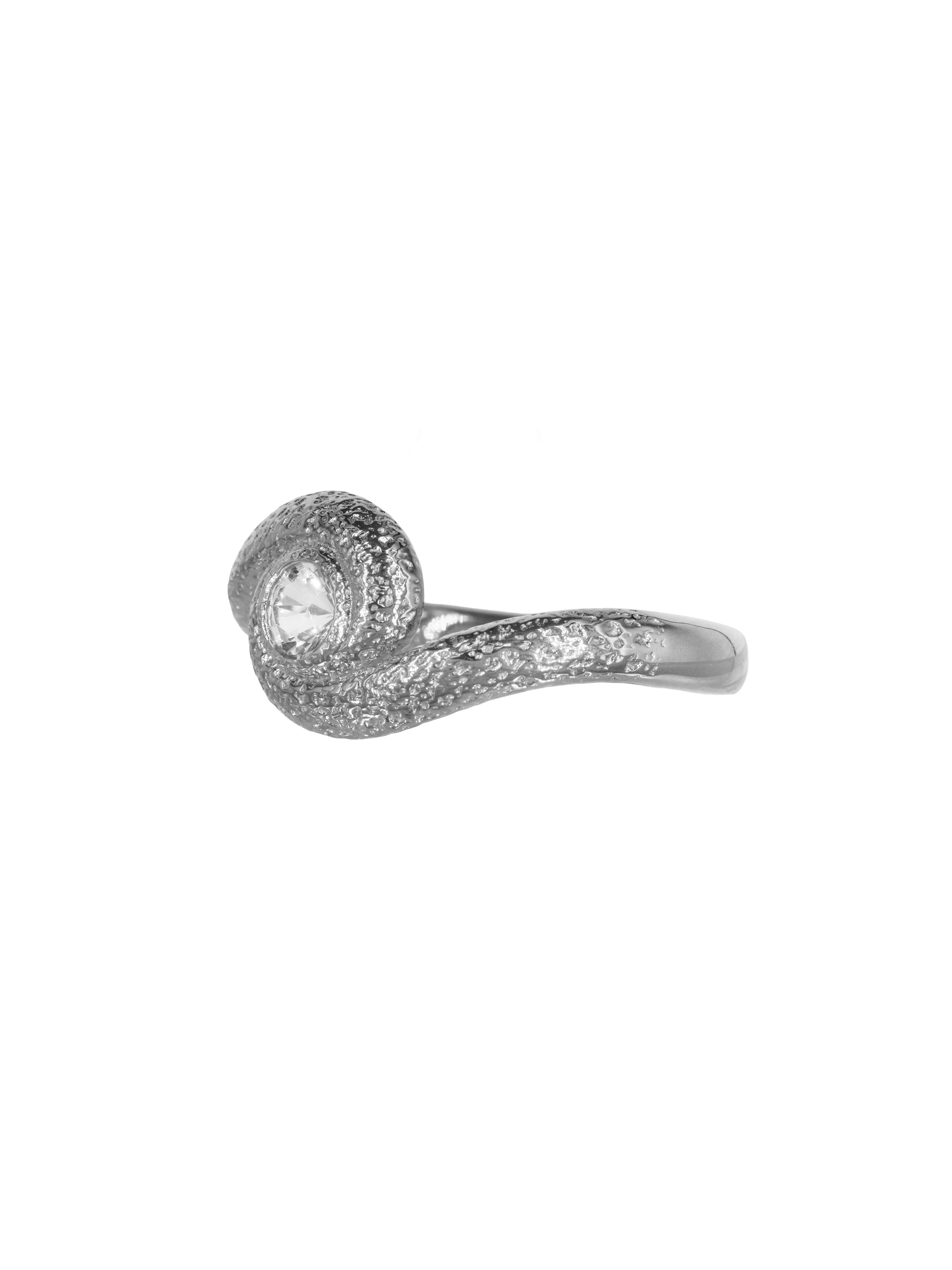 Snake Spiral Ring Silber