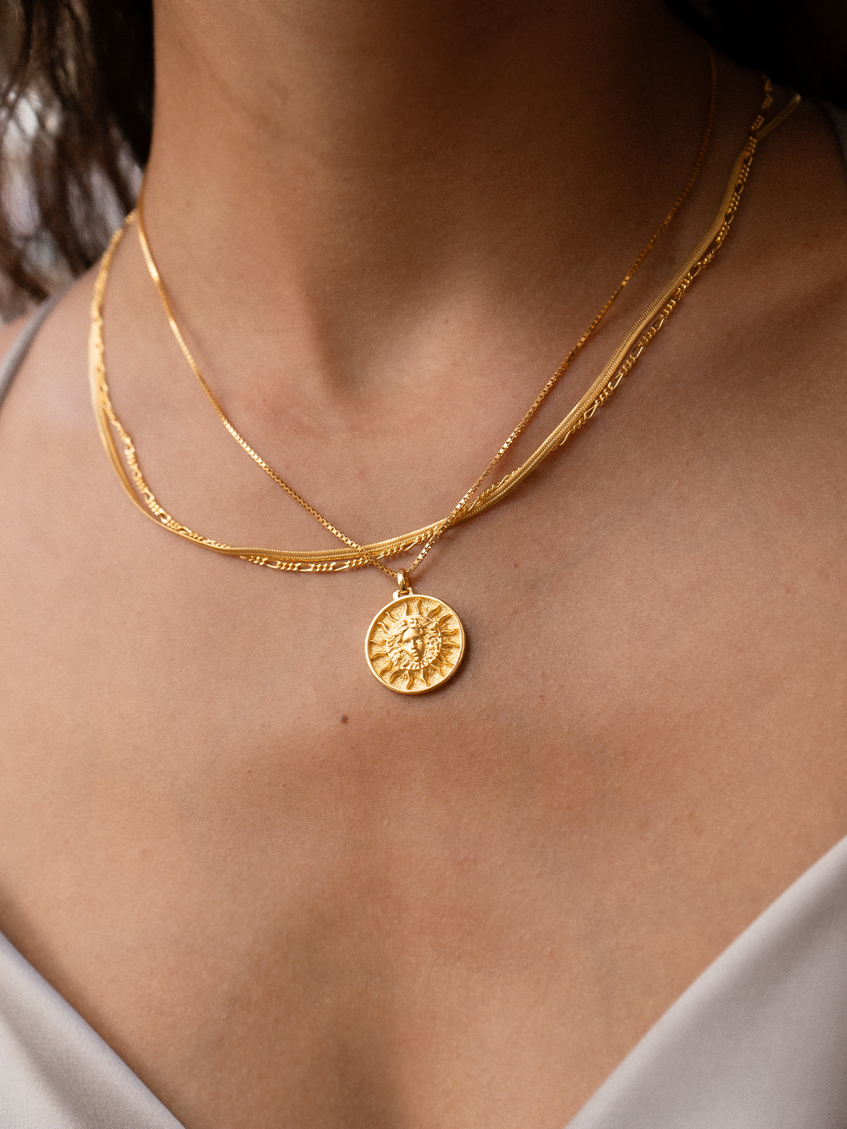 Sol - Necklace - Vermeil