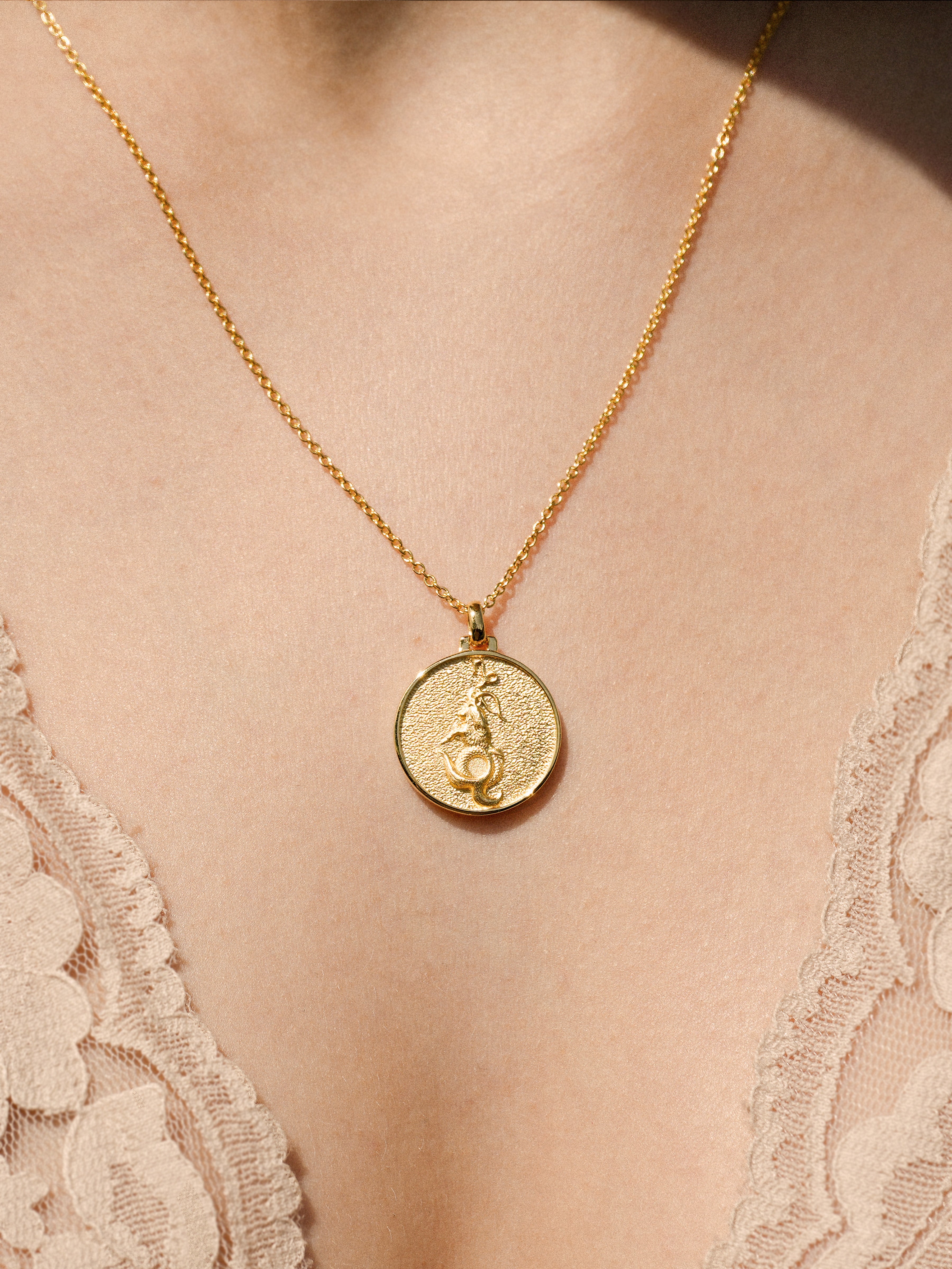 Capricorn - Necklace - Vermeil