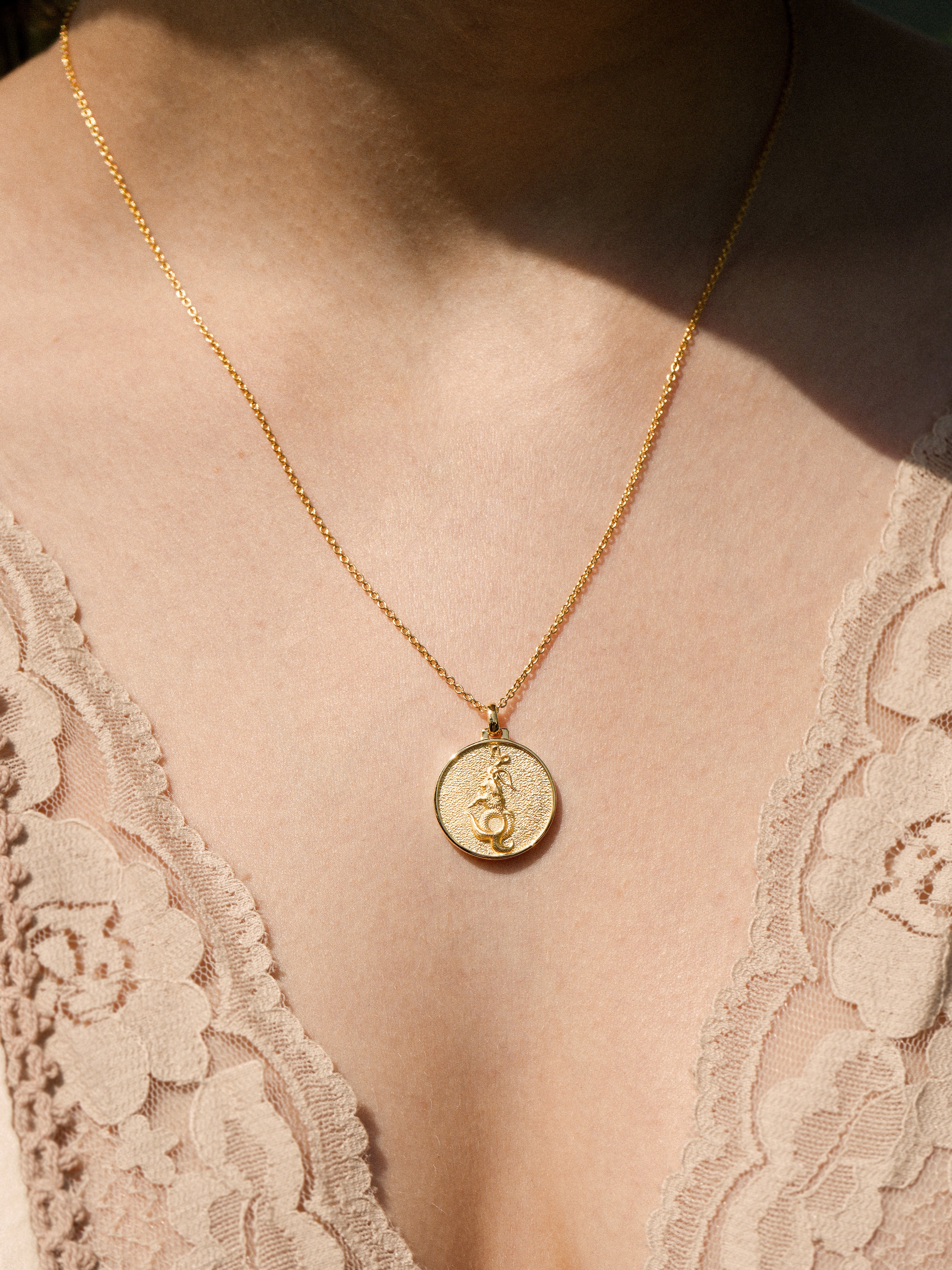 Capricorn - Necklace - Vermeil