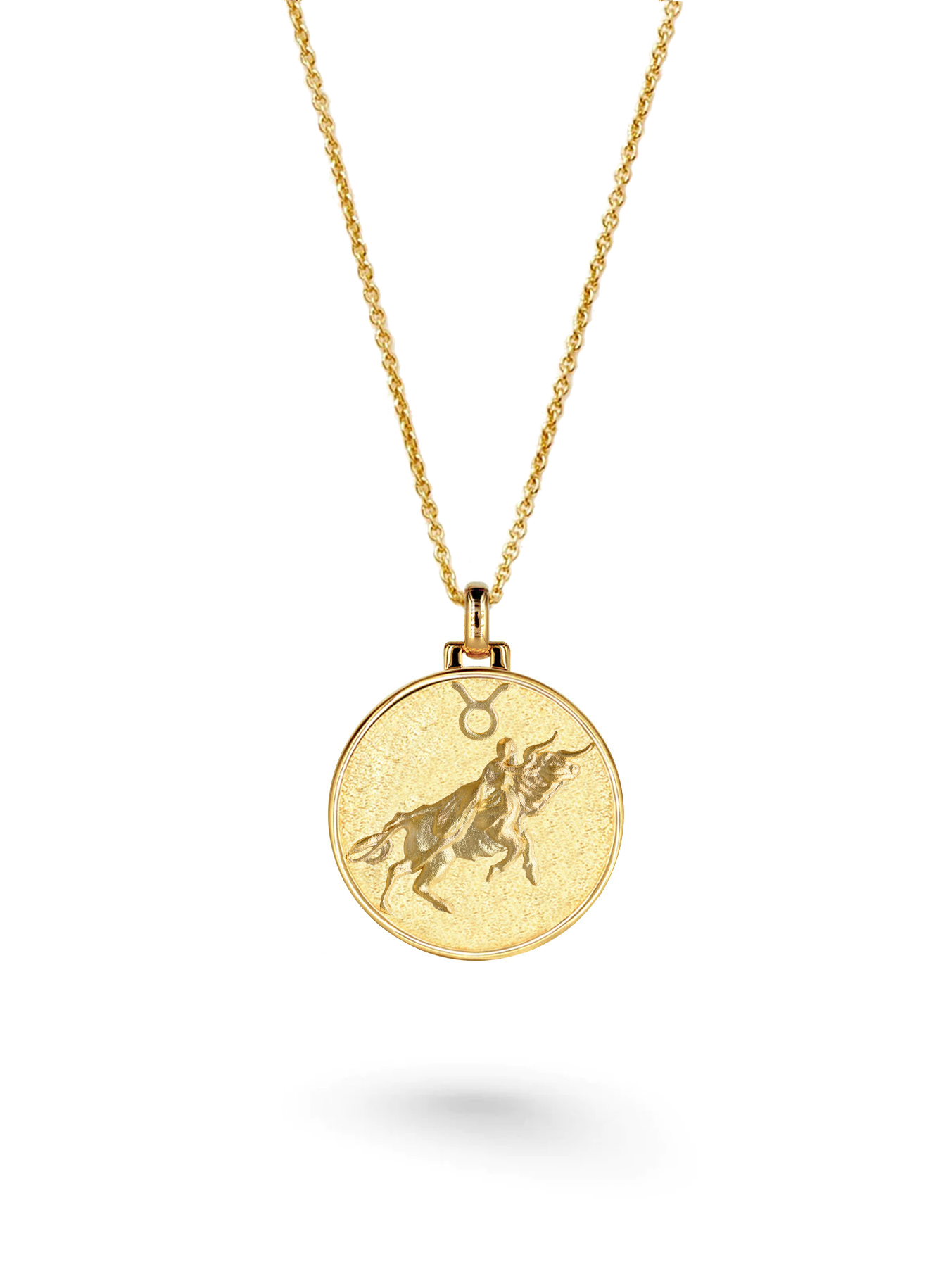 Stier Halskette Vermeil