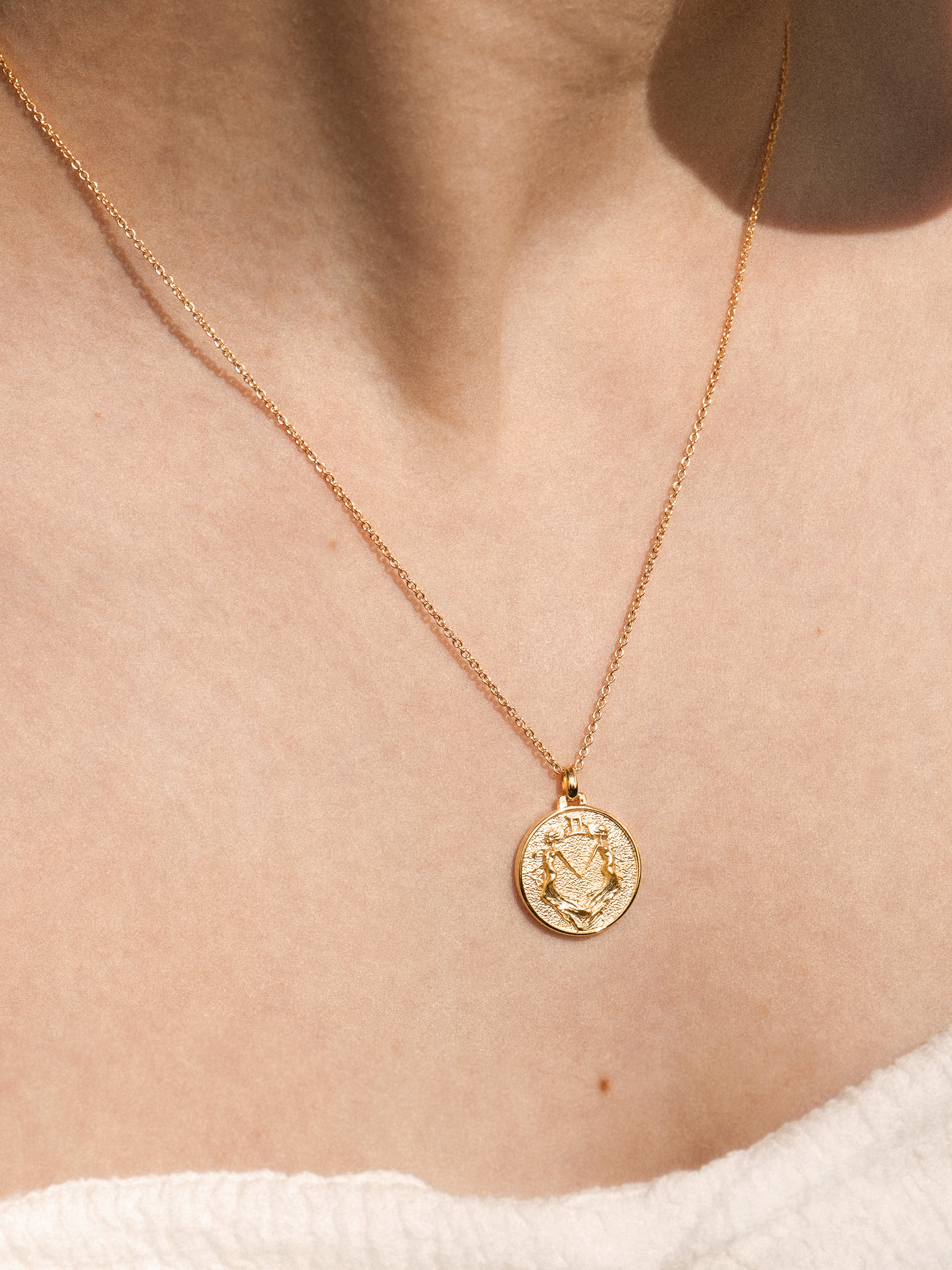 Gemini Necklace Vermeil