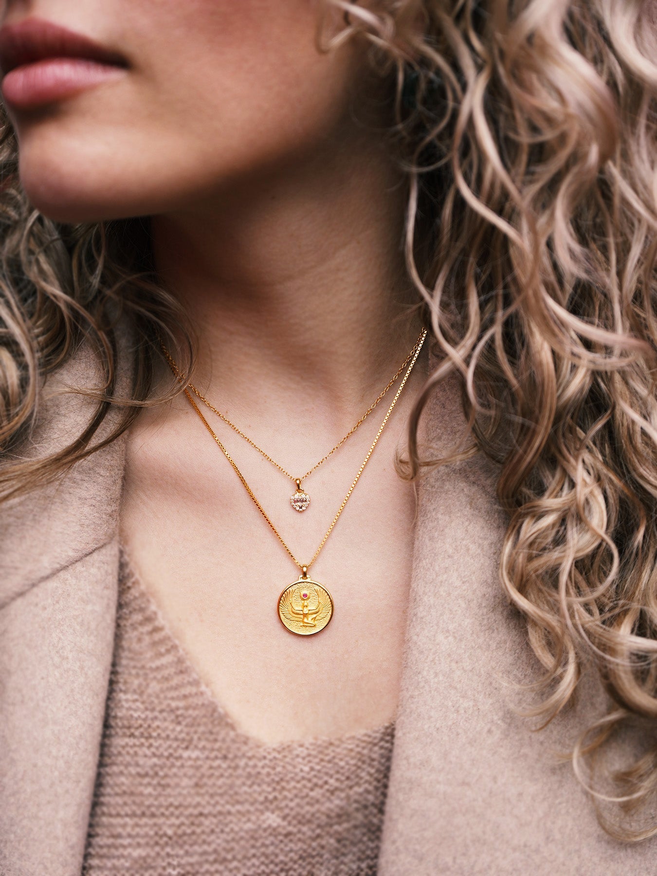 Diamant Coeur - Collier - Vermeil