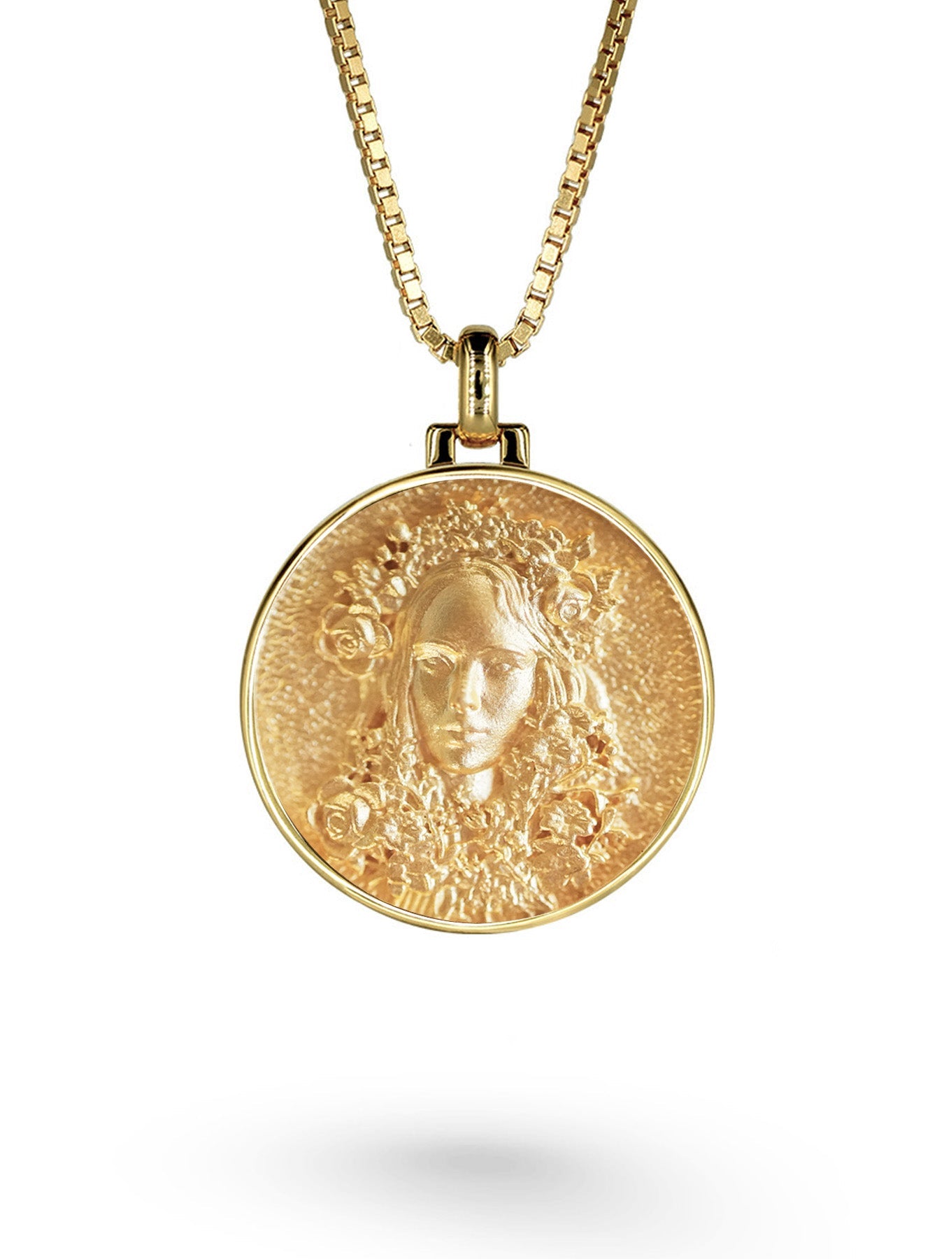 Flora - Necklace - Solid - Gold
