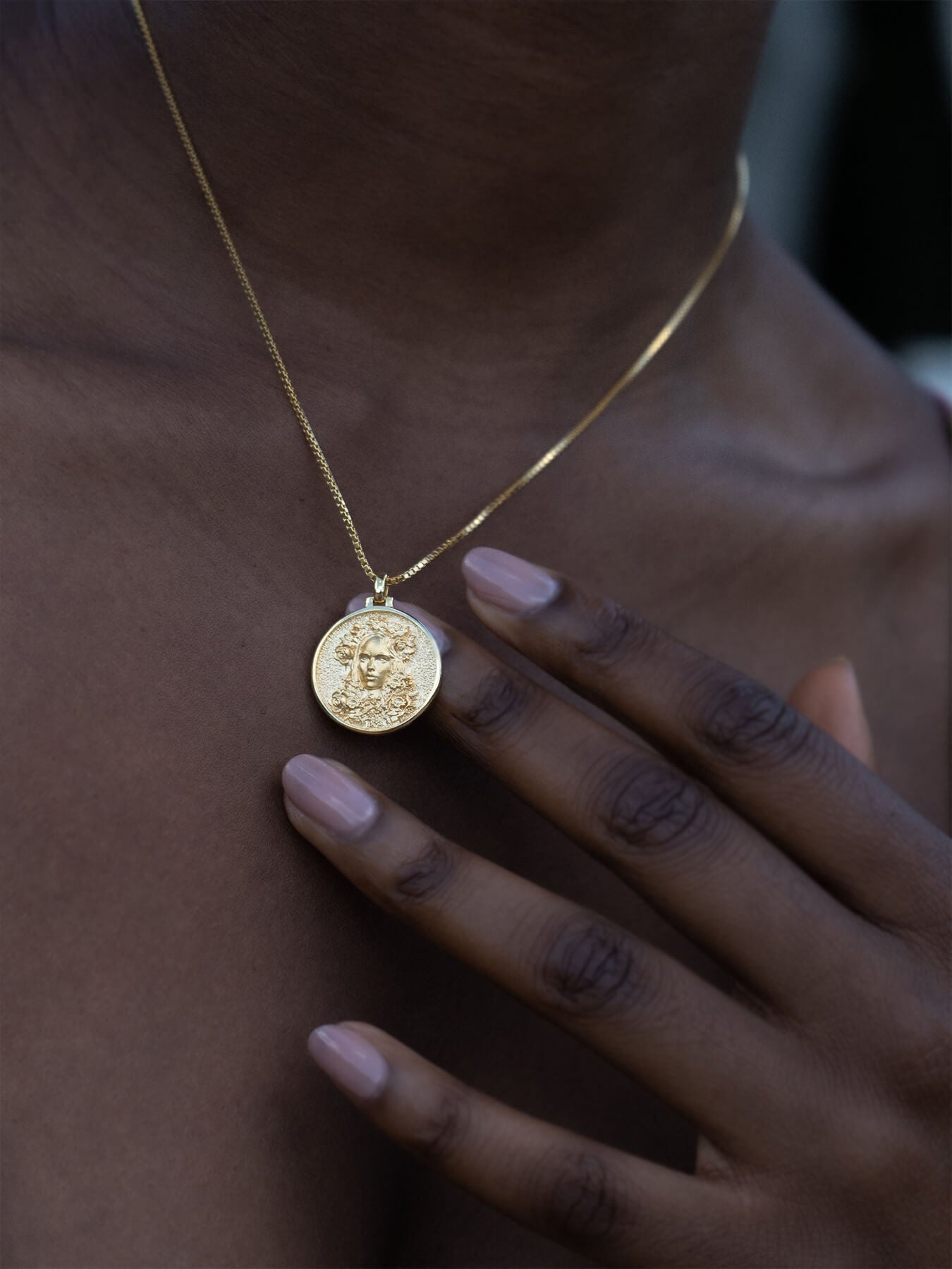 Flora - Necklace - Solid - Gold