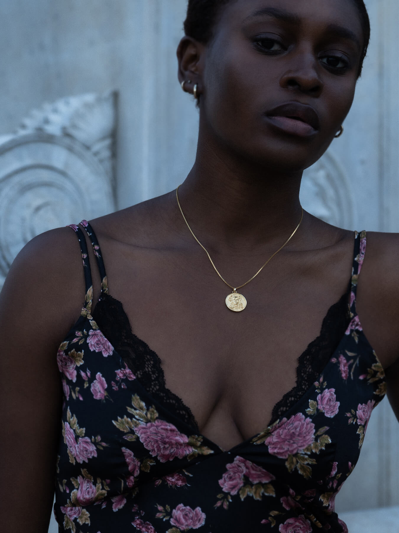 Flora - Necklace - Solid - Gold
