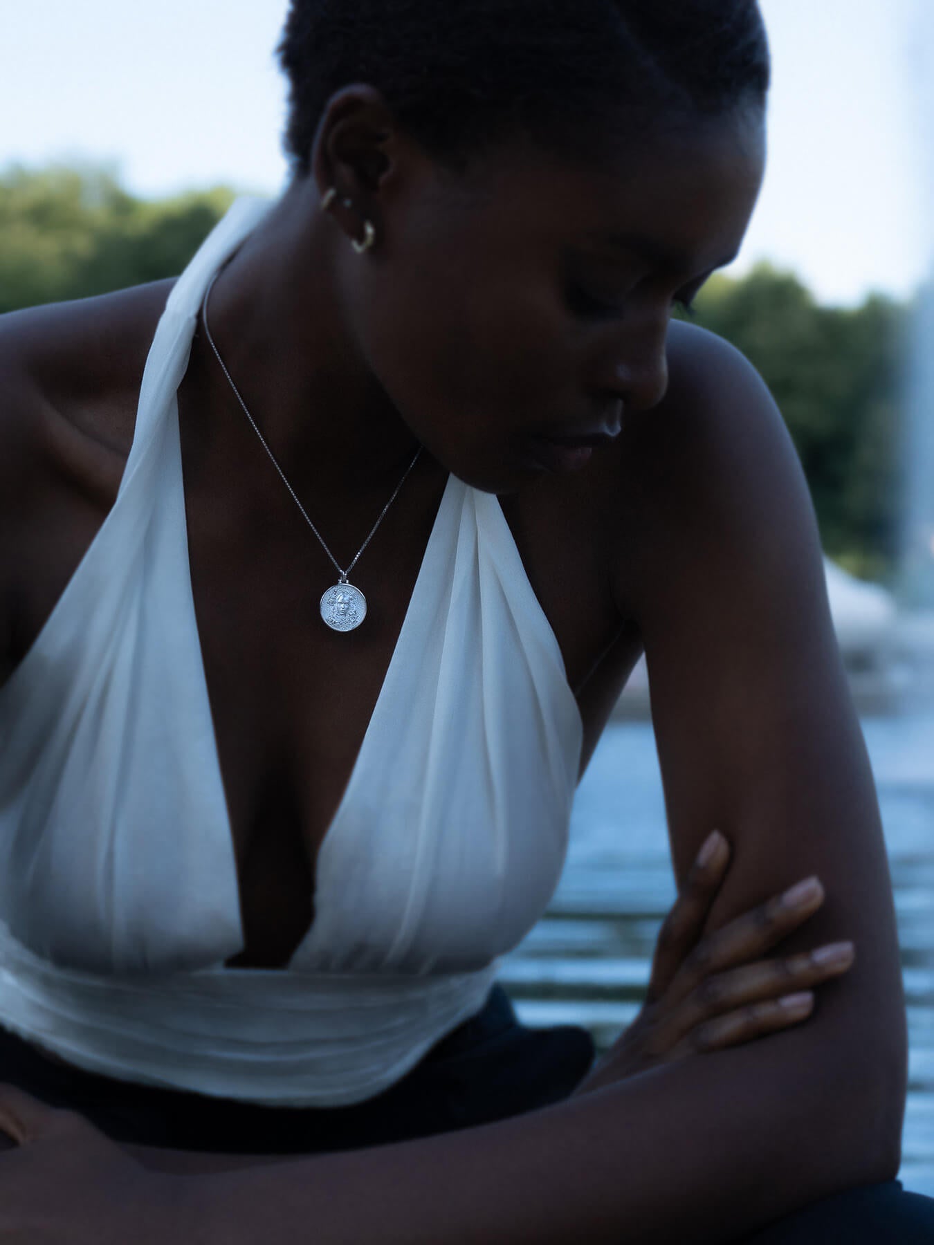Flora - Collier - Argent