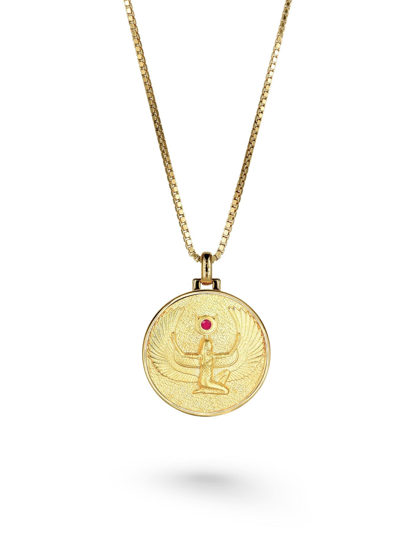 Isis Ruby - Necklace - Solid - Gold