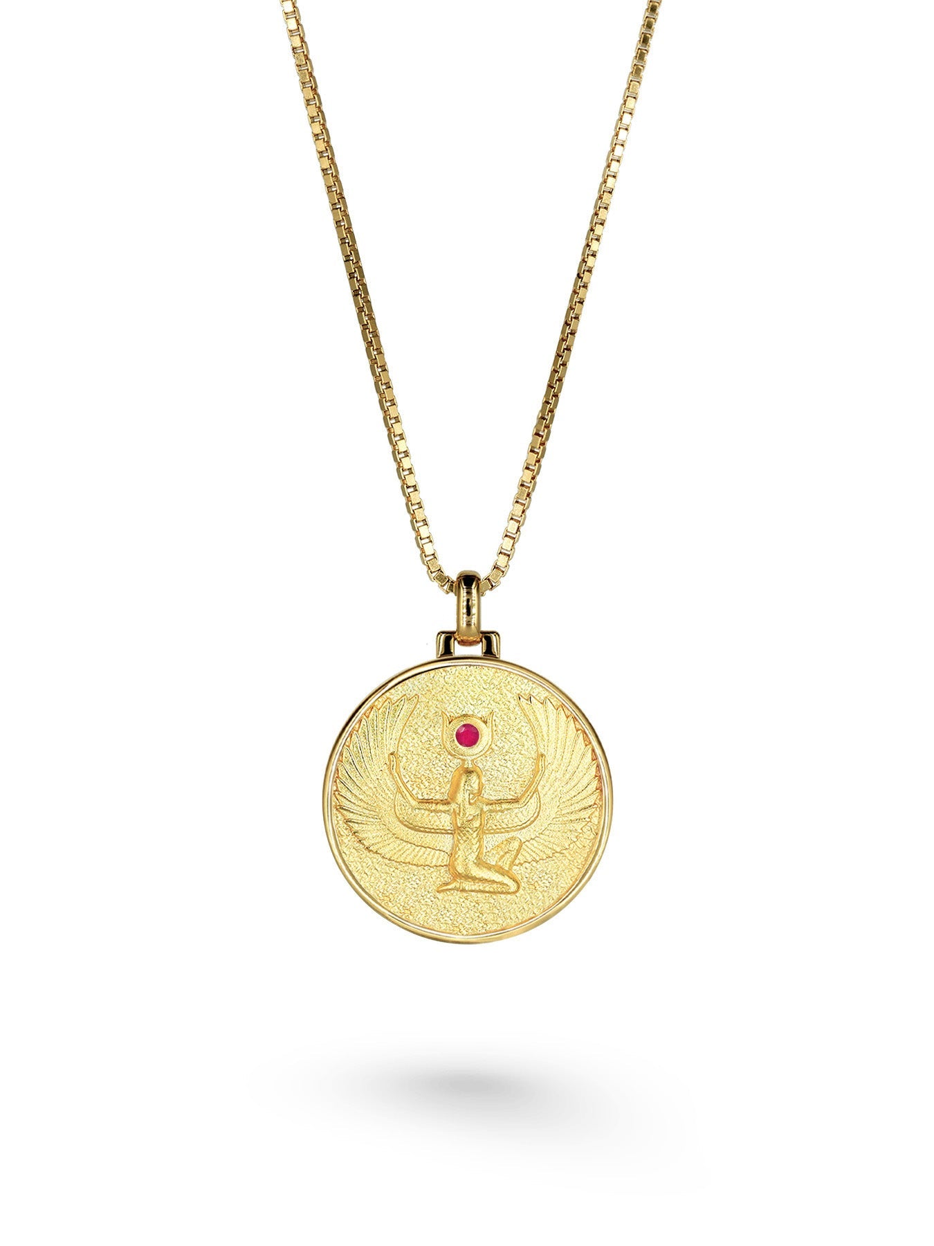 Isis Ruby - Necklace - Vermeil