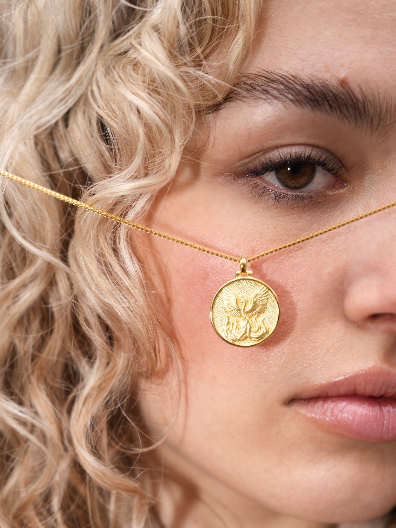 Phoenix - Halskette - Vermeil