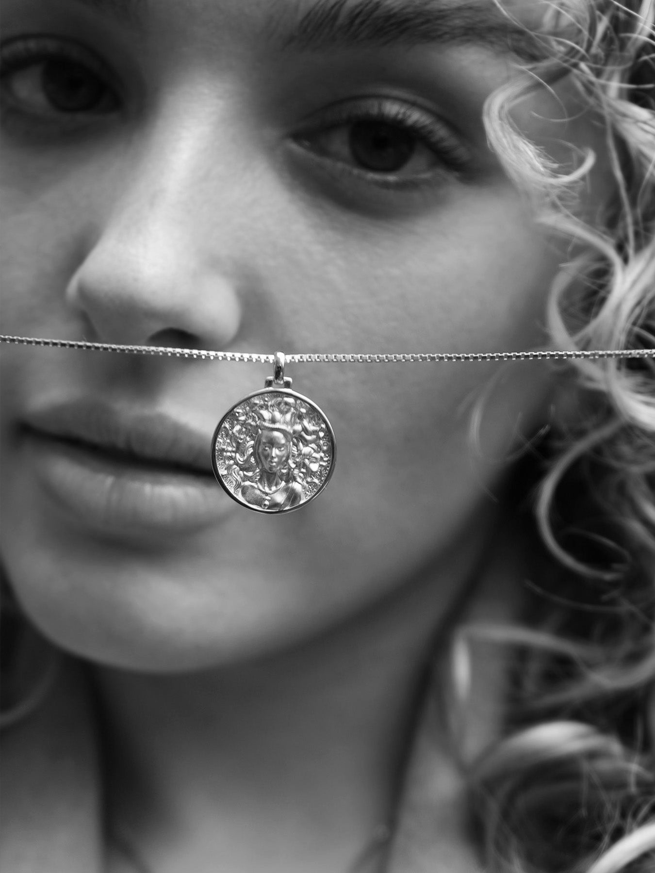 Medusa - collier - argent