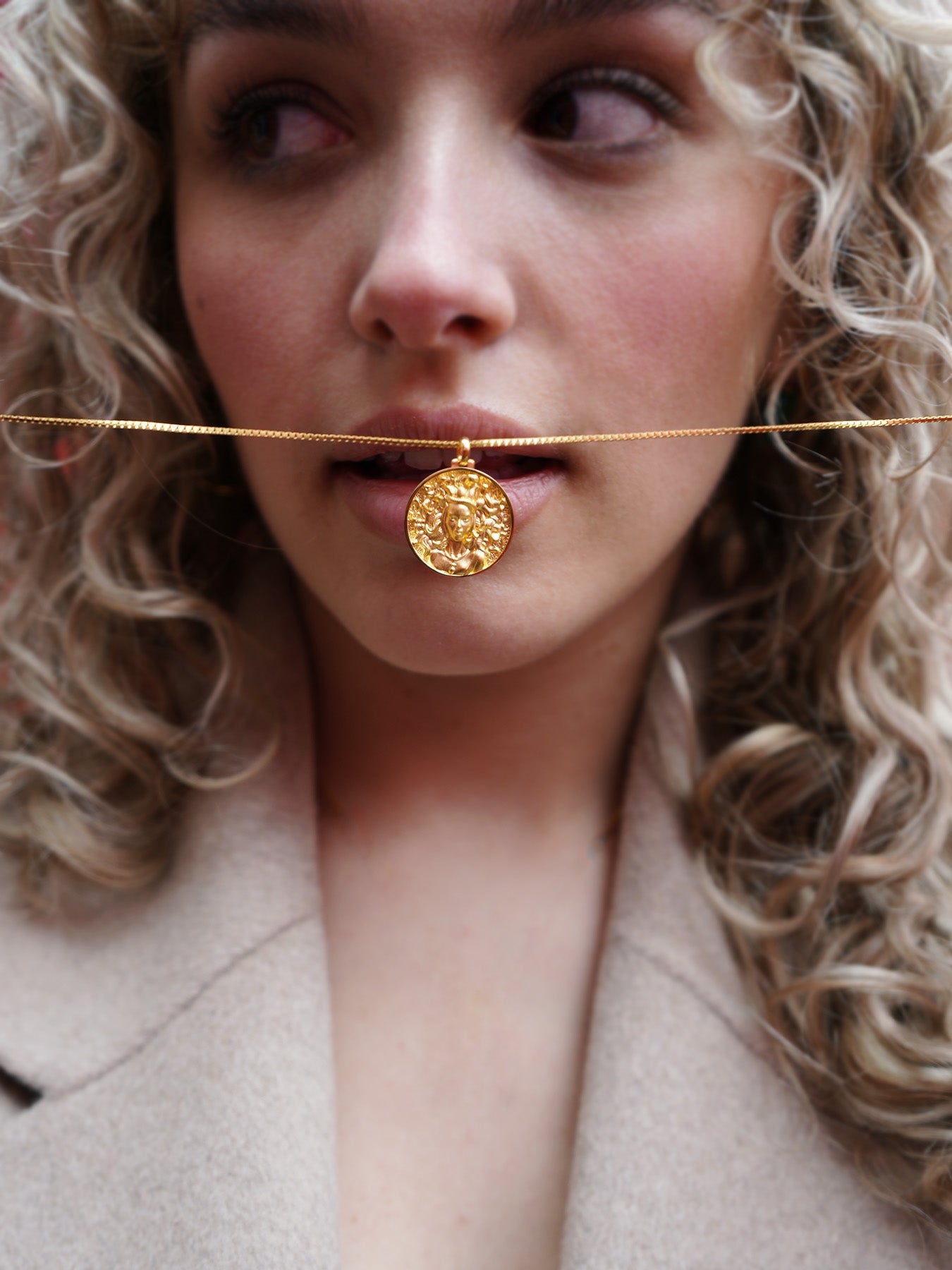 Medusa - Necklace - Vermeil
