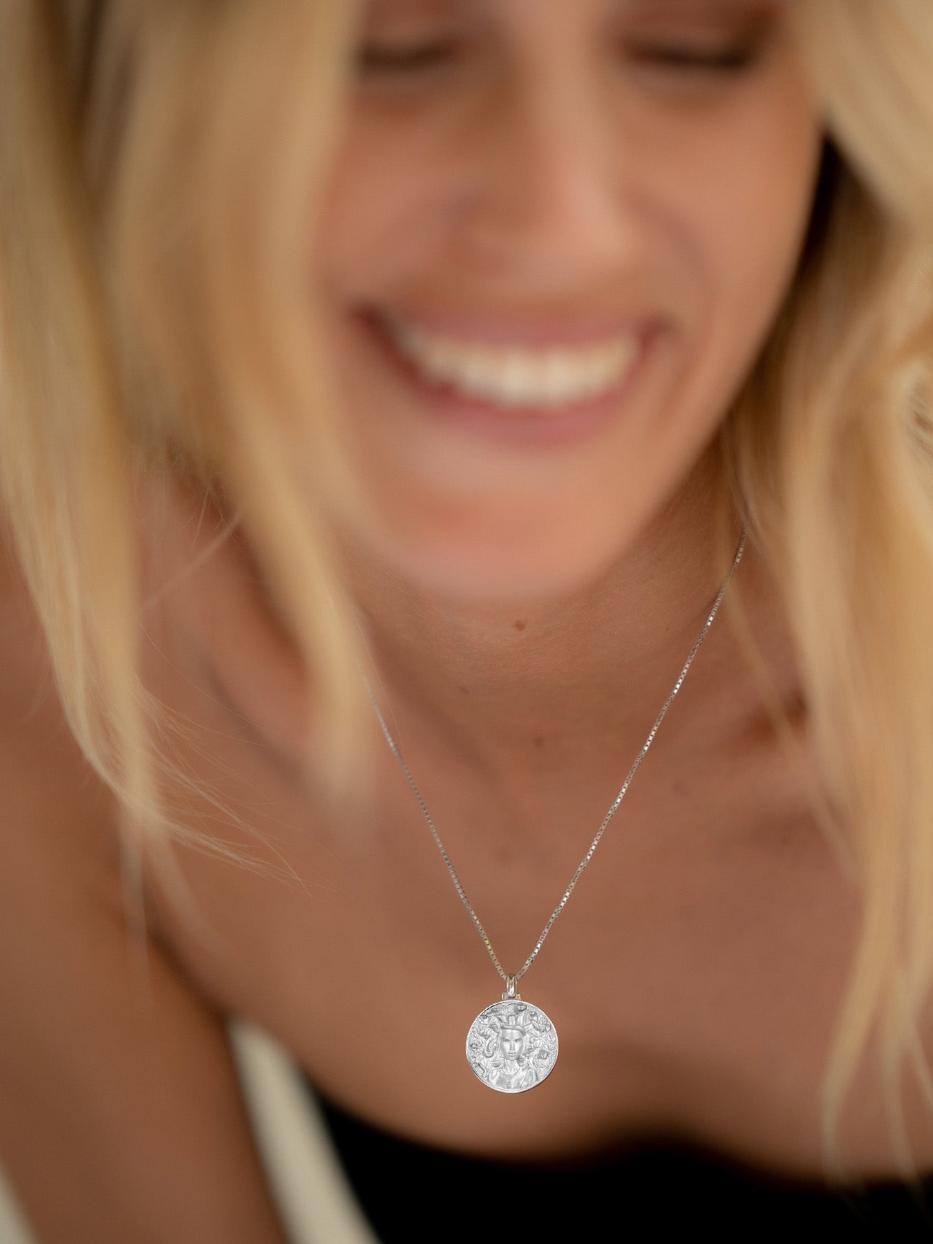 Medusa - collier - argent