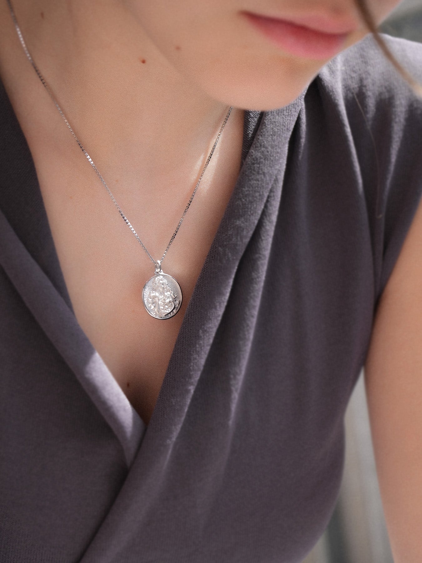 Persephone Halskette Silber
