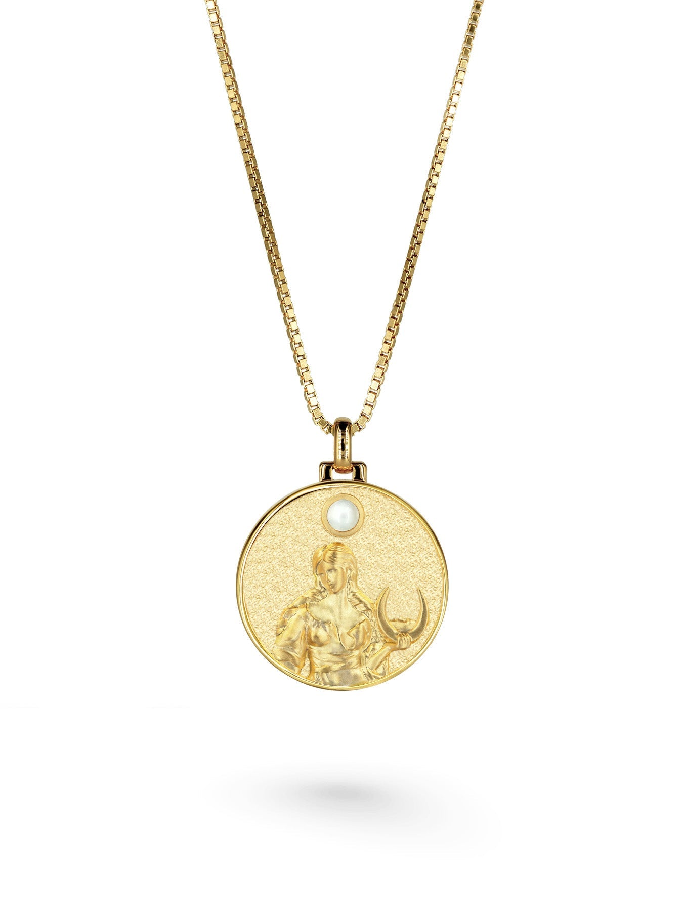 Selene - Halskette - Solid - Gold
