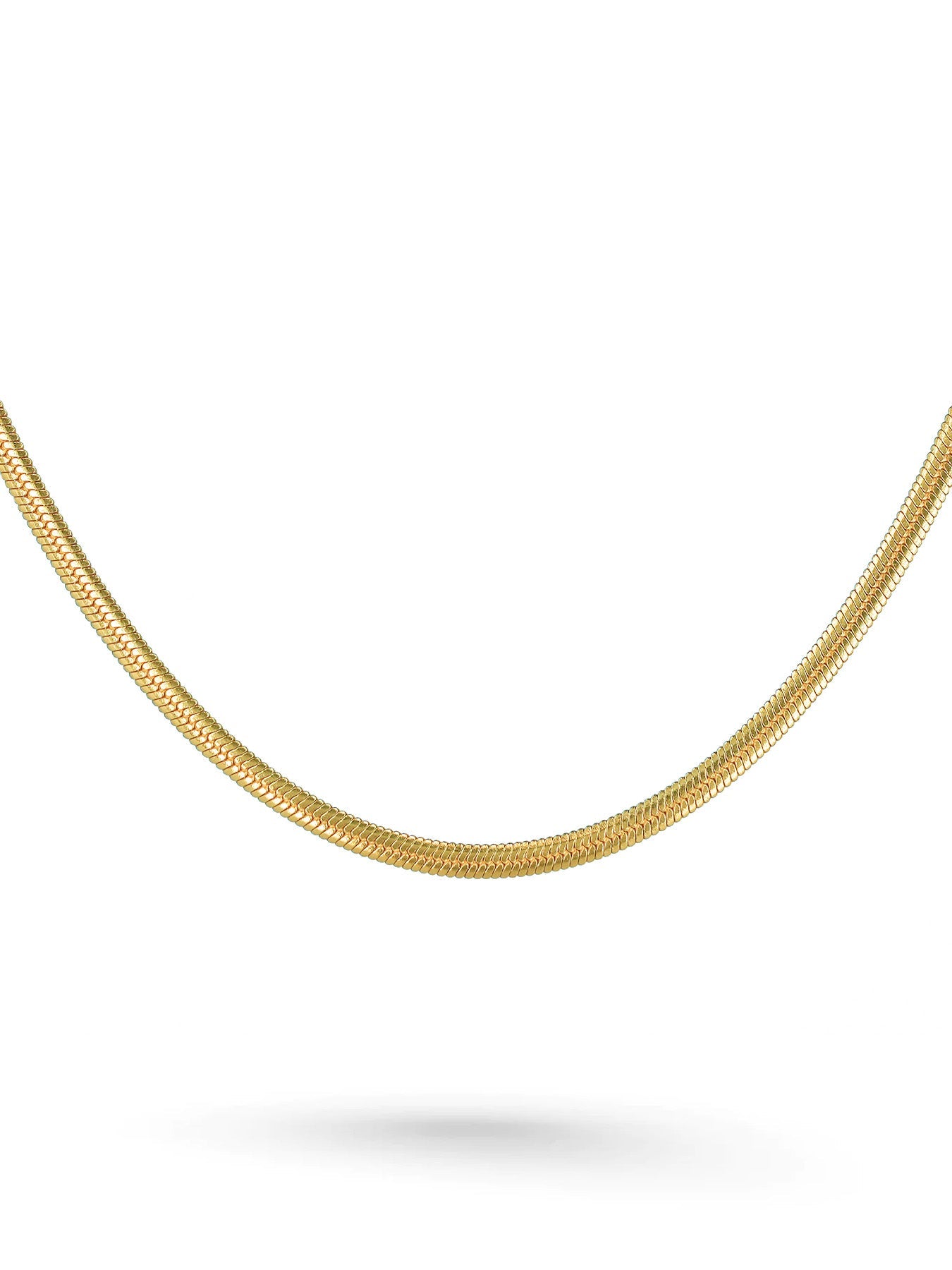 Snake - Halskette - Vermeil