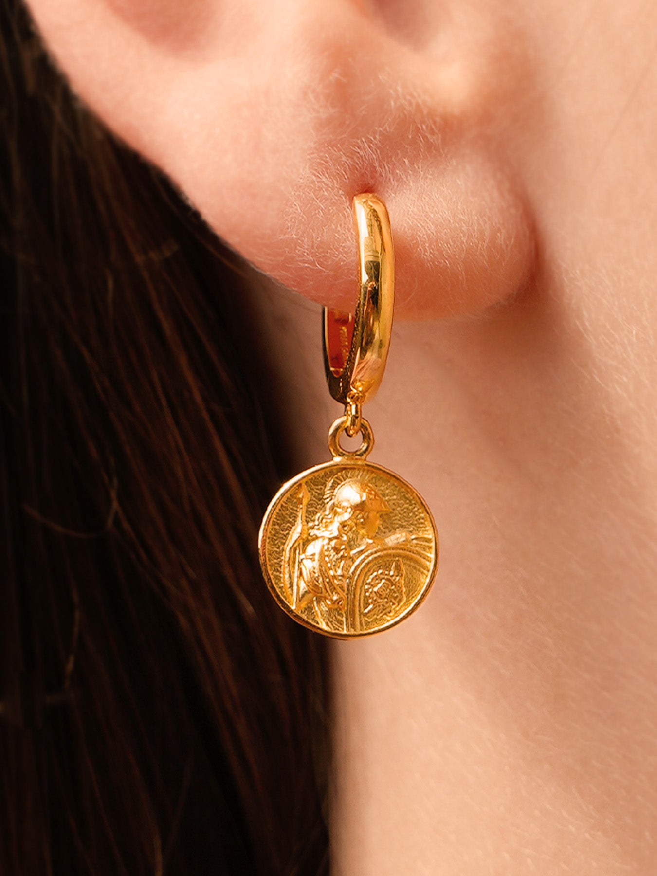 Athena - Earrings - Vermeil