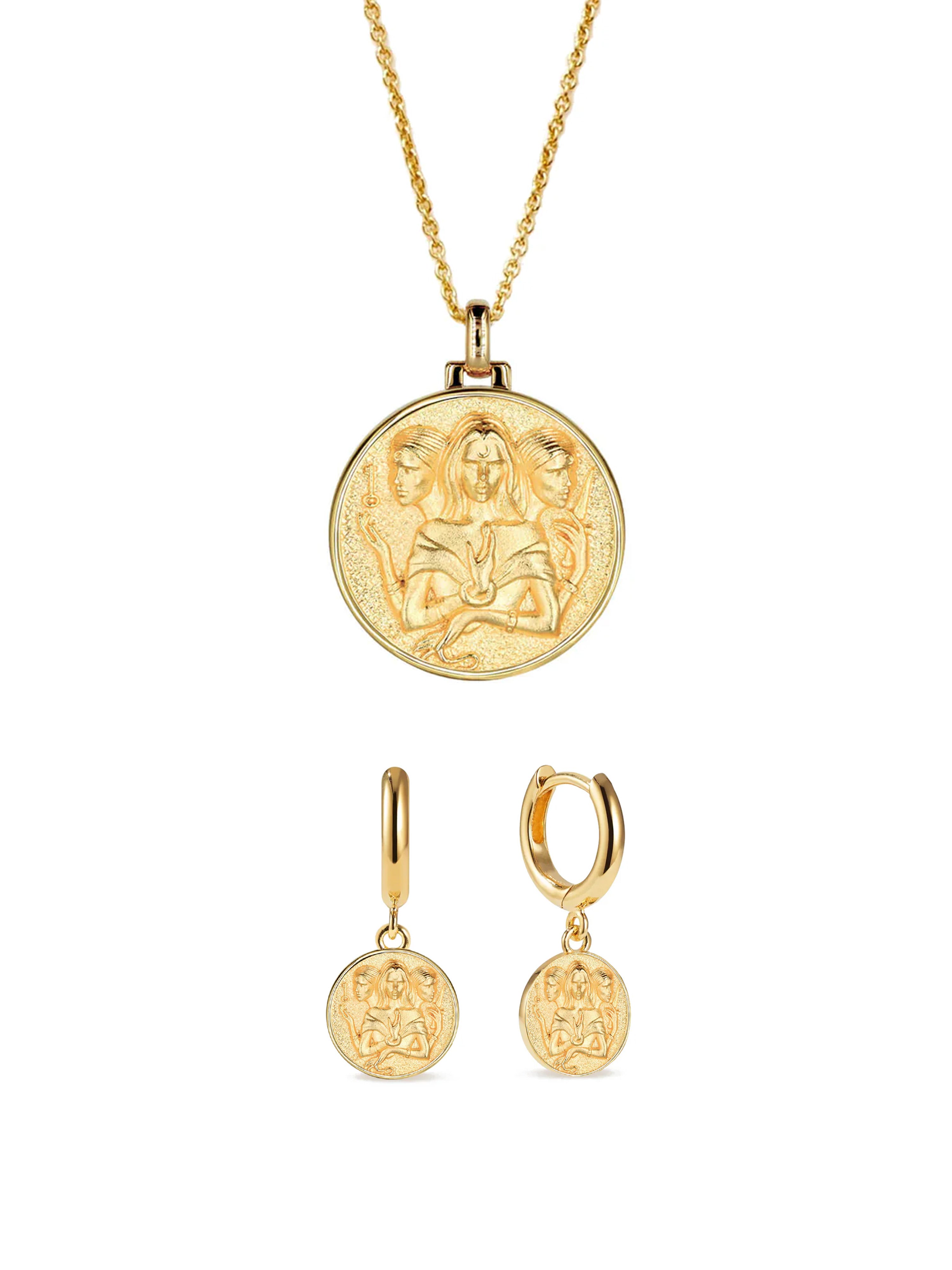 Hécate Goddess Duo Boucles – Vermeil
